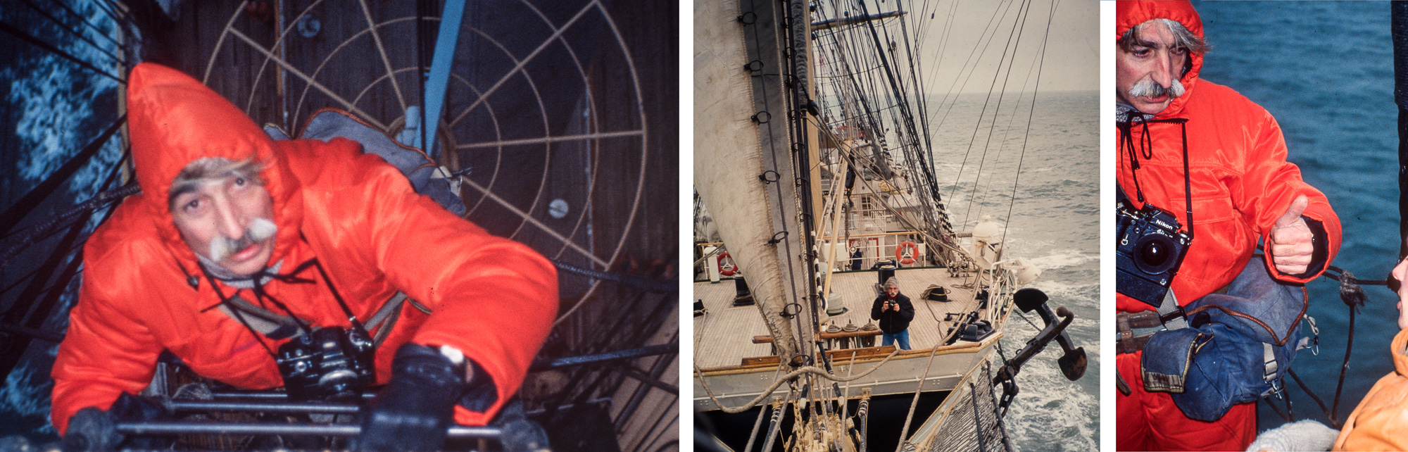 Figaro-Magazine. Mer du Nord. A bord du Sedov, le plus grand voilier du monde.