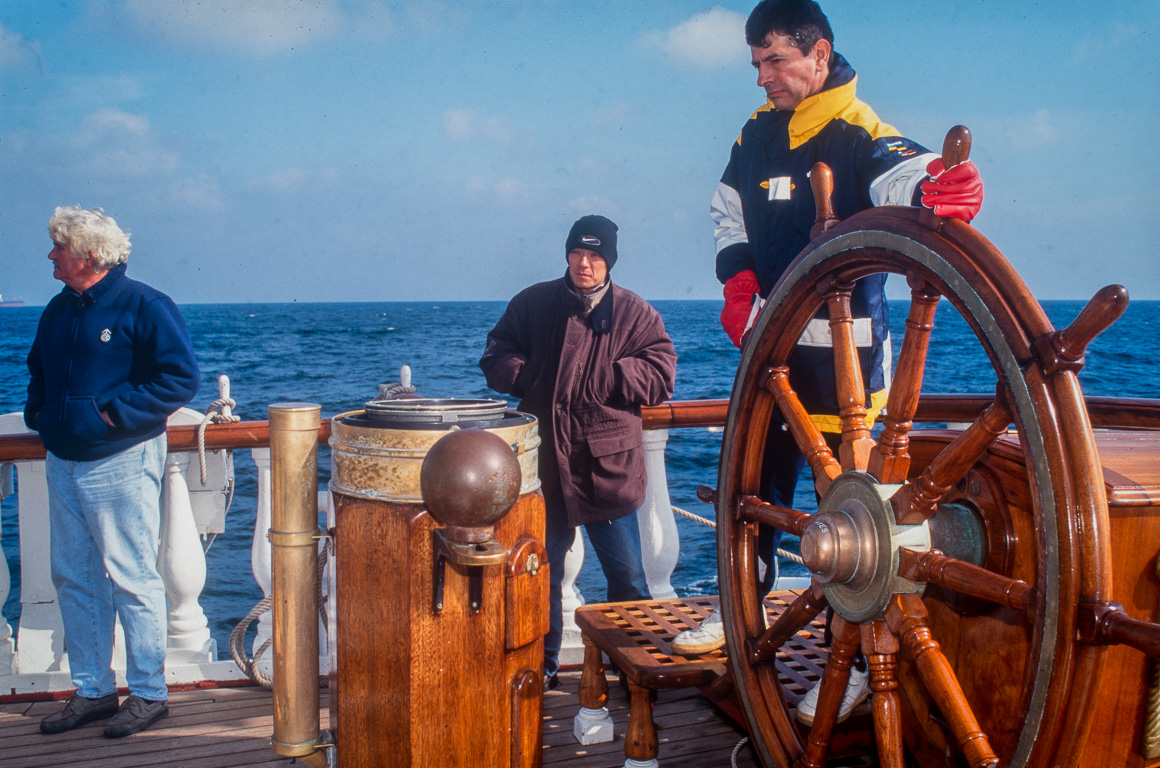 Navigation entre Le Havre et Lyme Regis en Angleterre