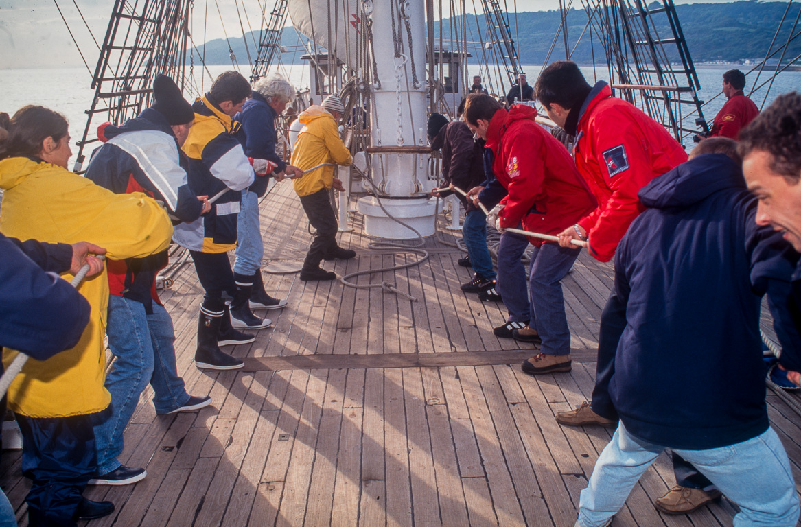 Navigation entre Le Havre et Lyme Regis en Angleterre