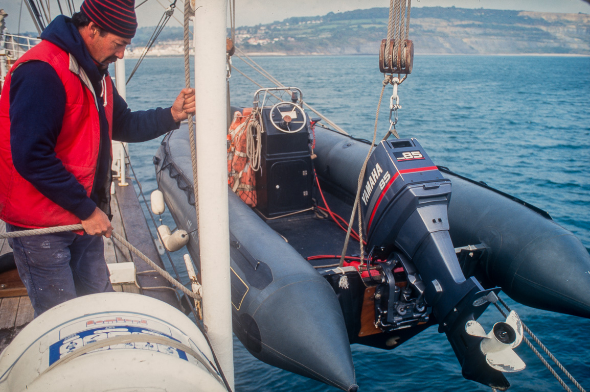 Navigation entre Le Havre et Lyme Regis en Angleterre