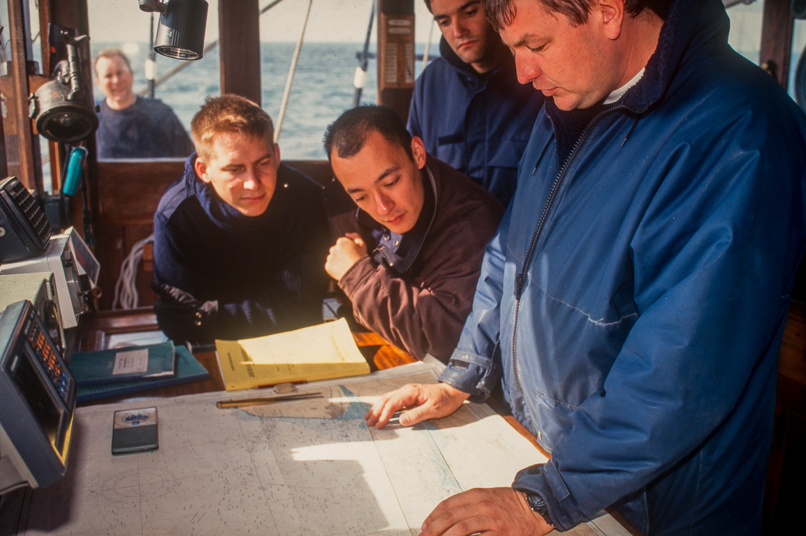 Navigation entre Le Havre et Lyme Regis en Angleterre