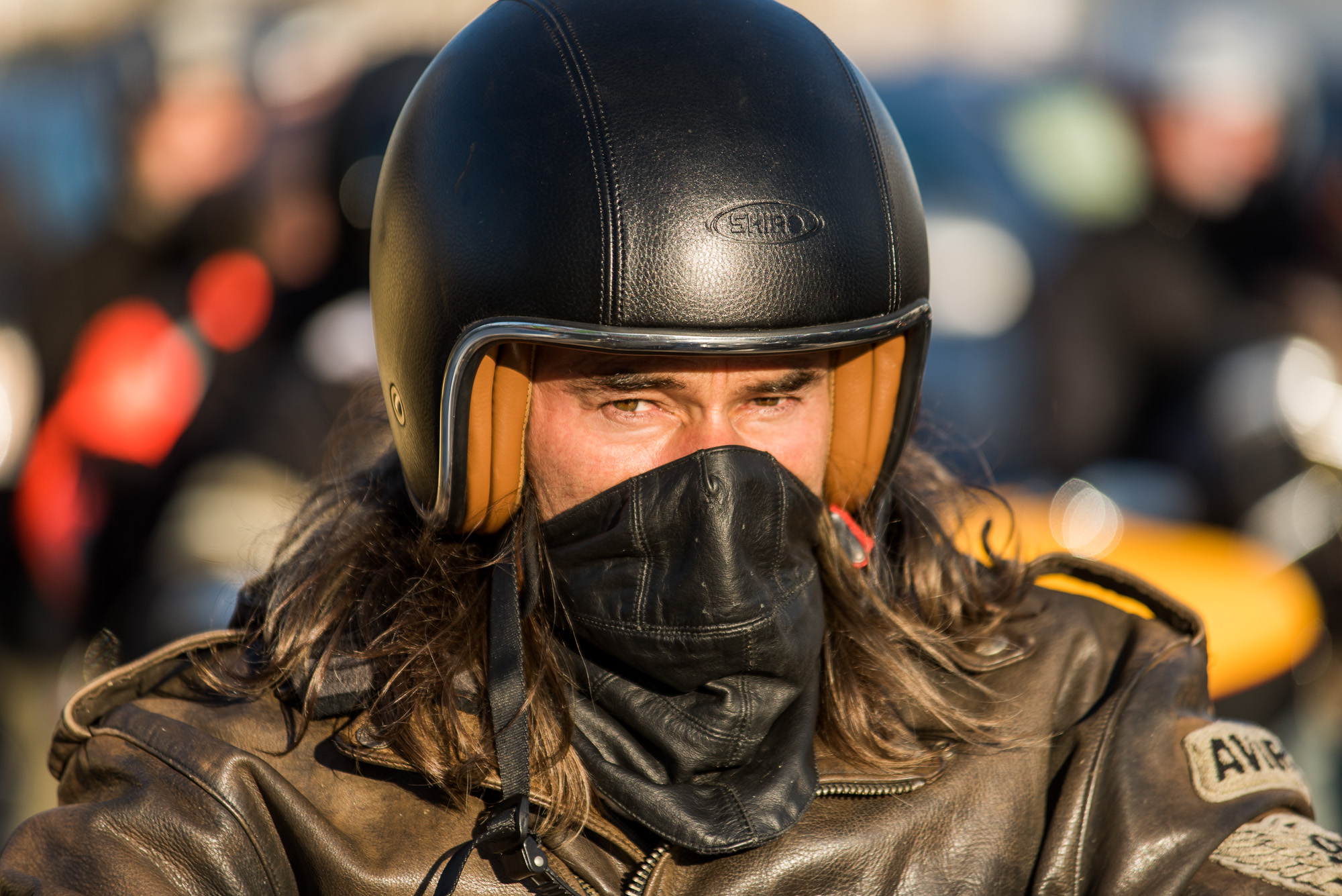 Plus de 700 bikers ont suivi le cortège jusqu'à la Concorde.