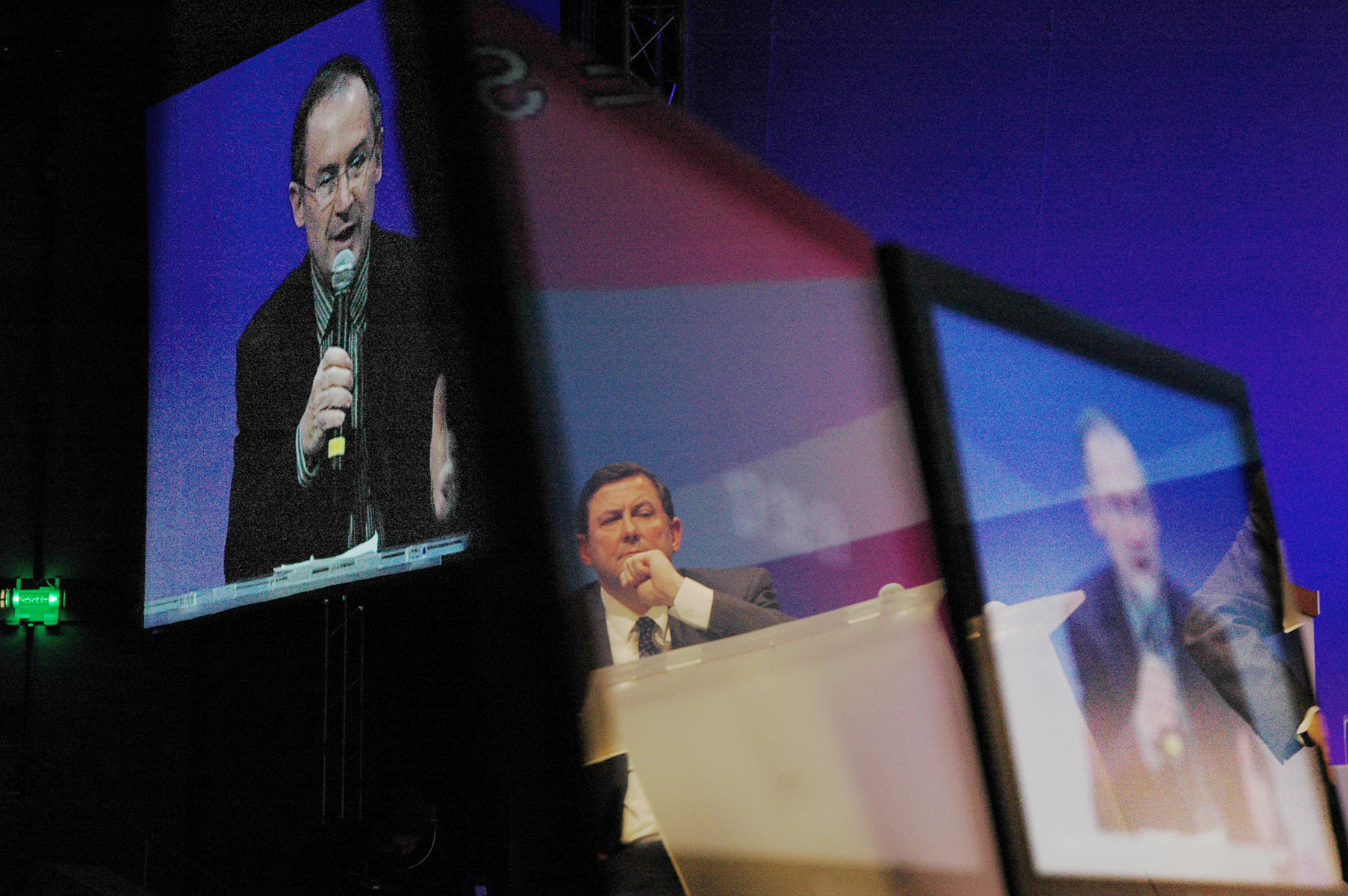 Centre des Congres-La Villette<br />De Gauche a Droite :  J. Pelin - D. Garrigue - J.P. Clamadieu - J. Marseille