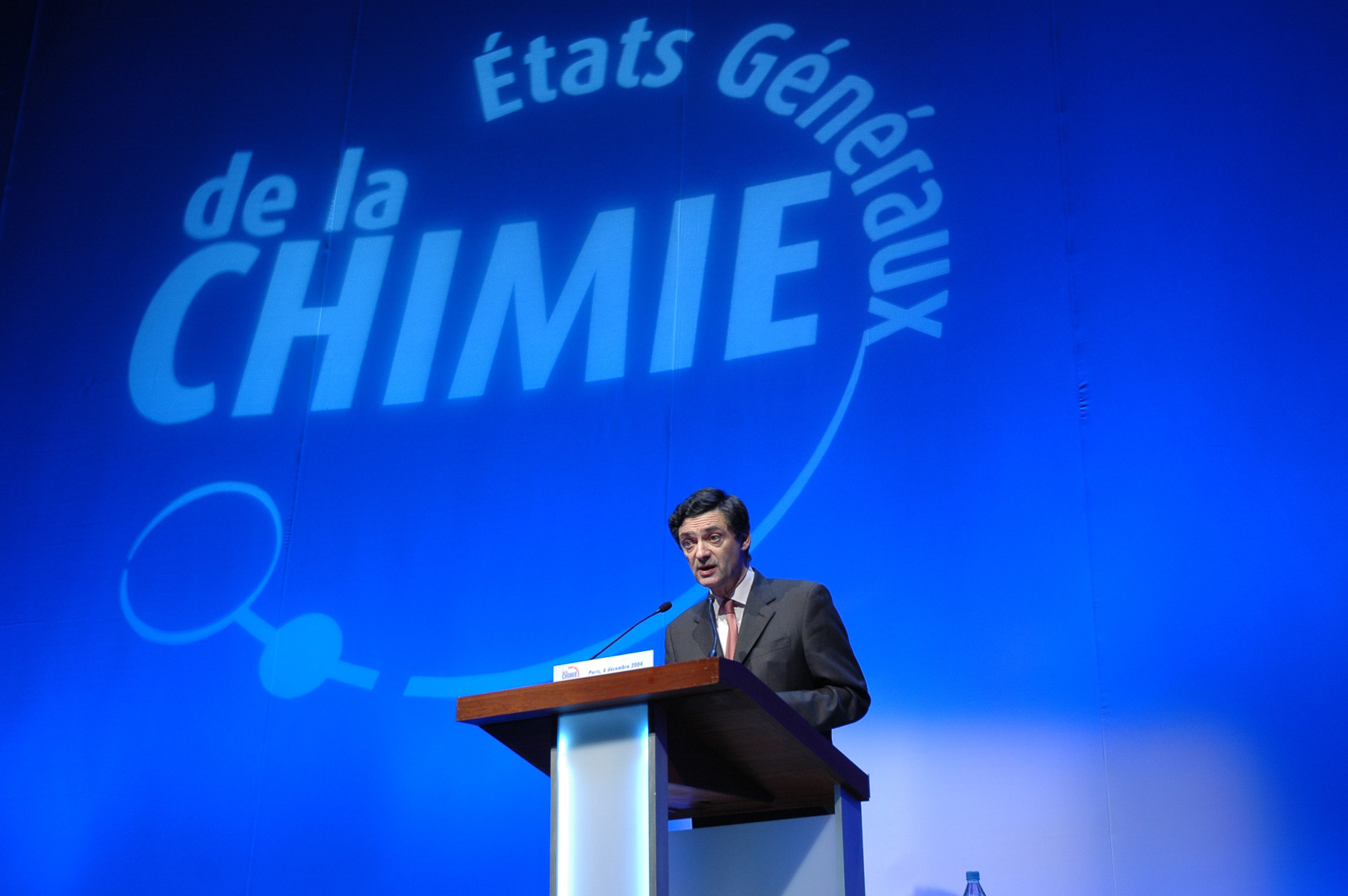 Centre des Congres - La Villette - Intervention du Ministre de l'Industrie Patrick Devedjan