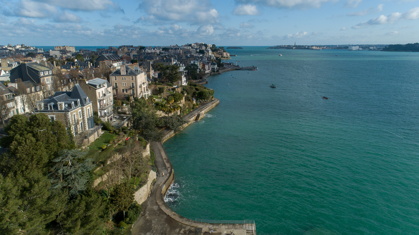 Dinard, Promenade au Clair de Lune.