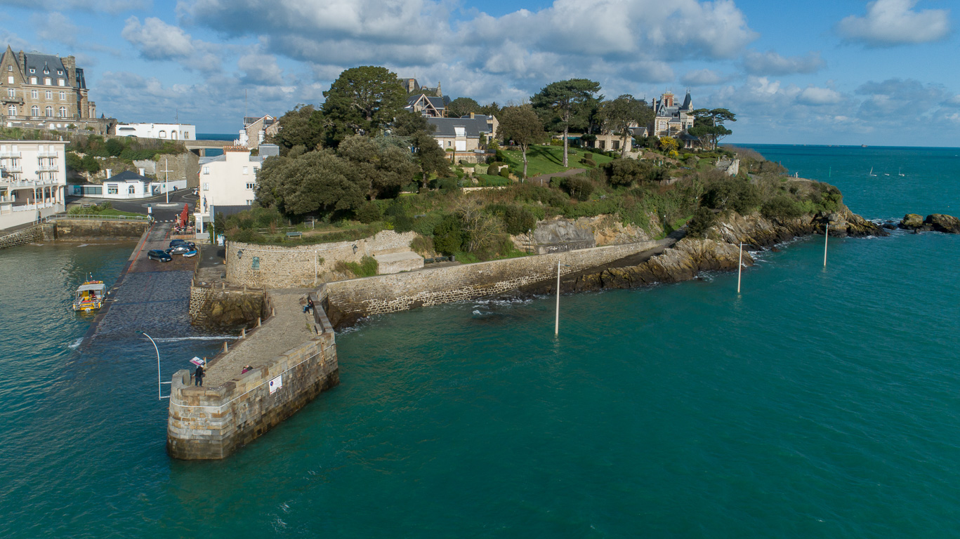 Dinard, promenade Robert Surcouf et Pointe du Moulinet.