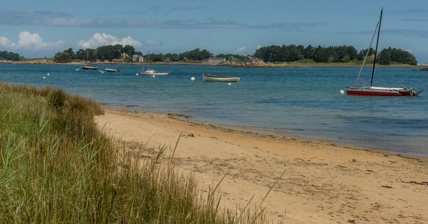 Penvénan, Plage de Port-Blanc.