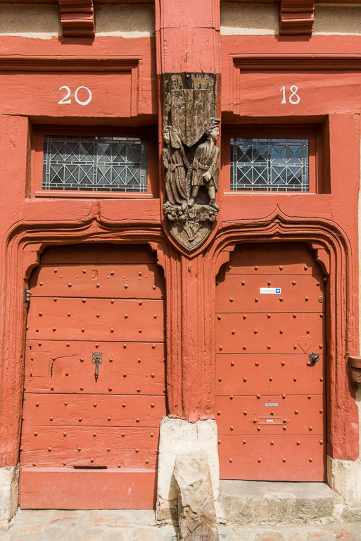 Le Mans. Maison des Deux amis, rue Reine Bérengère