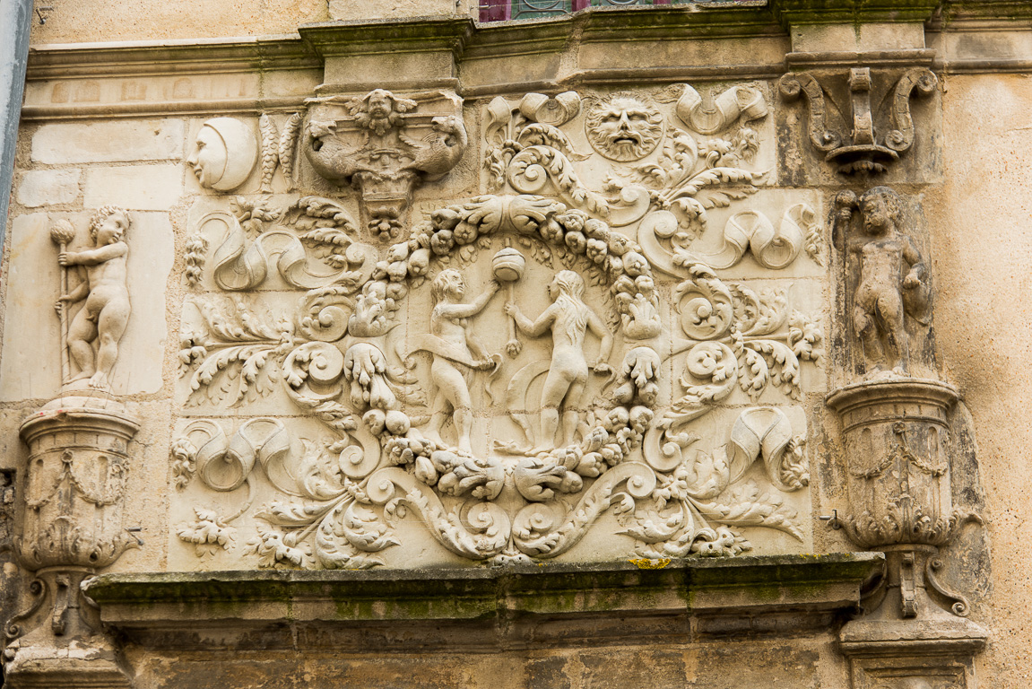 Le Mans. Maison dite d’Adam et Eve Grande Rue