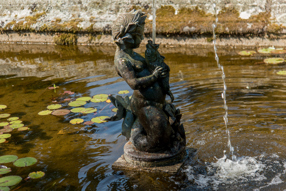 Saint-Coulomb, Malouinière de la Ville Bague : le bassin.