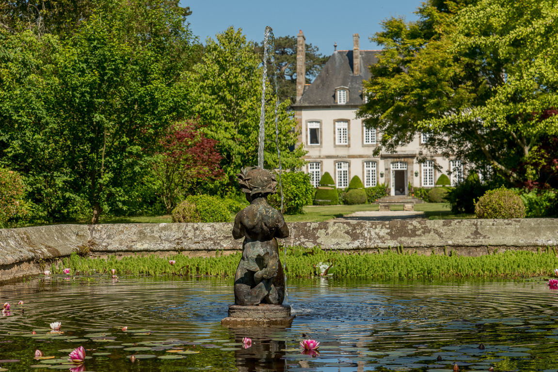 Saint-Coulomb, Malouinière de la Ville Bague : le bassin.