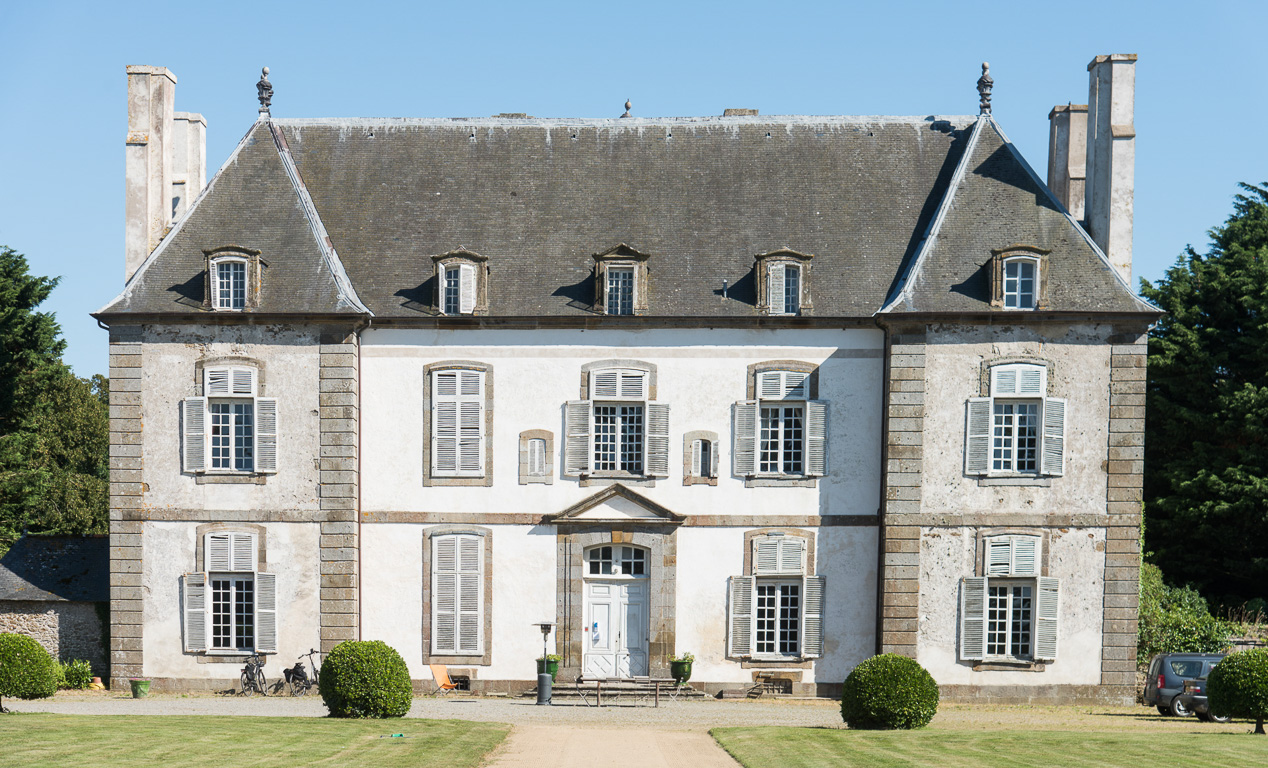 Saint-Malo, Paramé, malouinière de la Chipaudière (1710), la façade Nord.