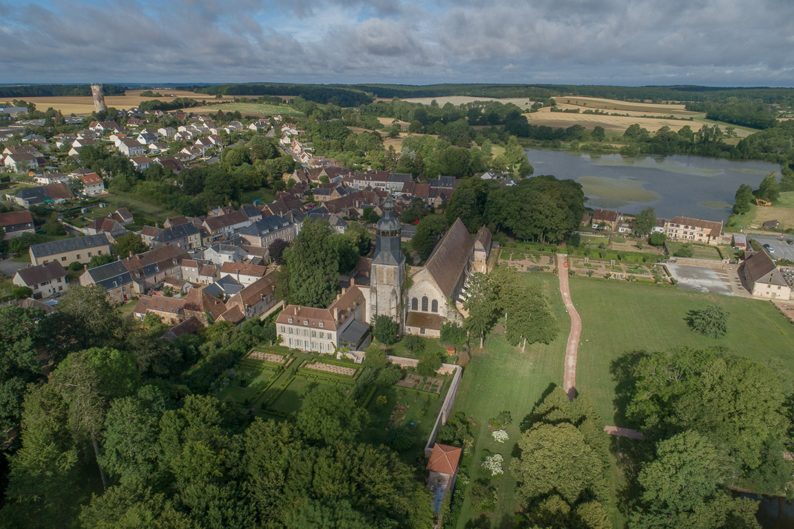 L'abbaye, le collège Royal et son jardin historique recréé par Louis Benech.