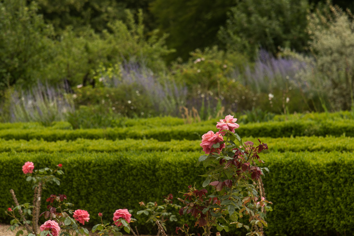 Le  jardin historique  du  collège Royal a été recréé par Louis Benech.