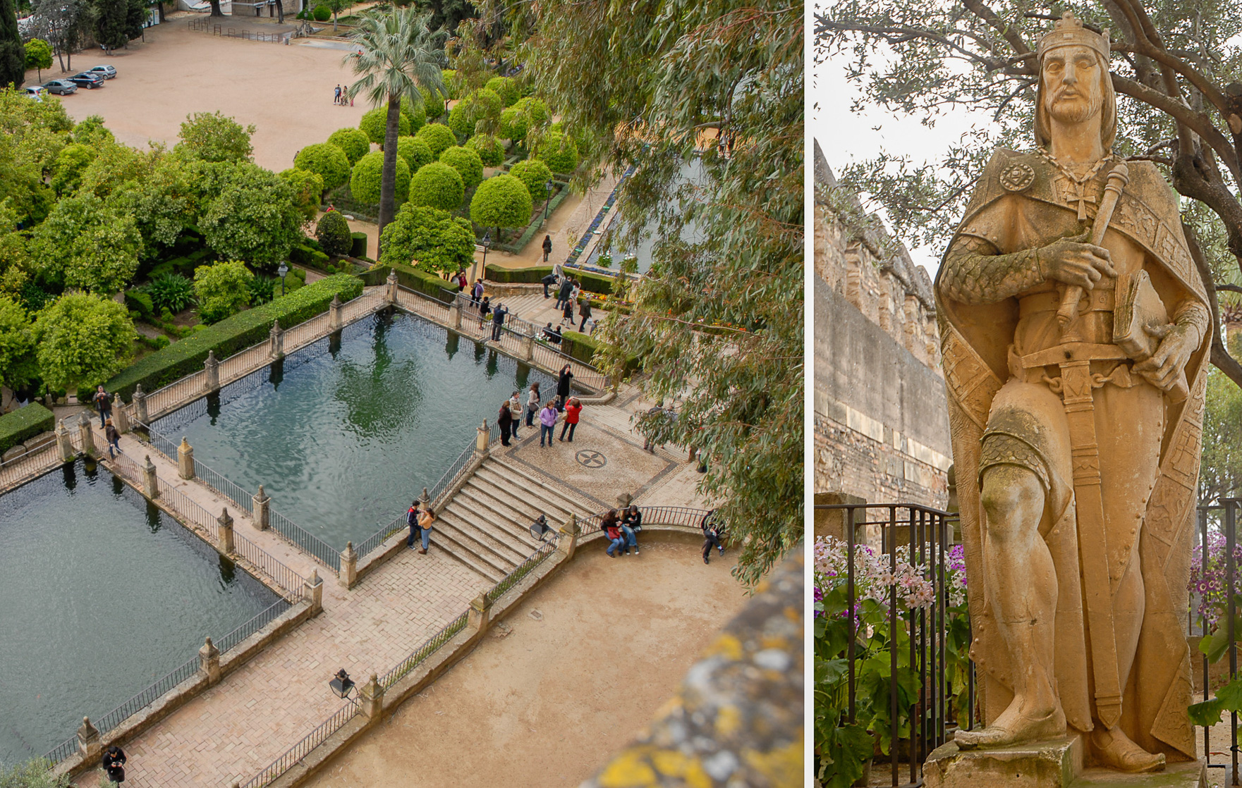 Alcazar des rois catholiques, le jardin.