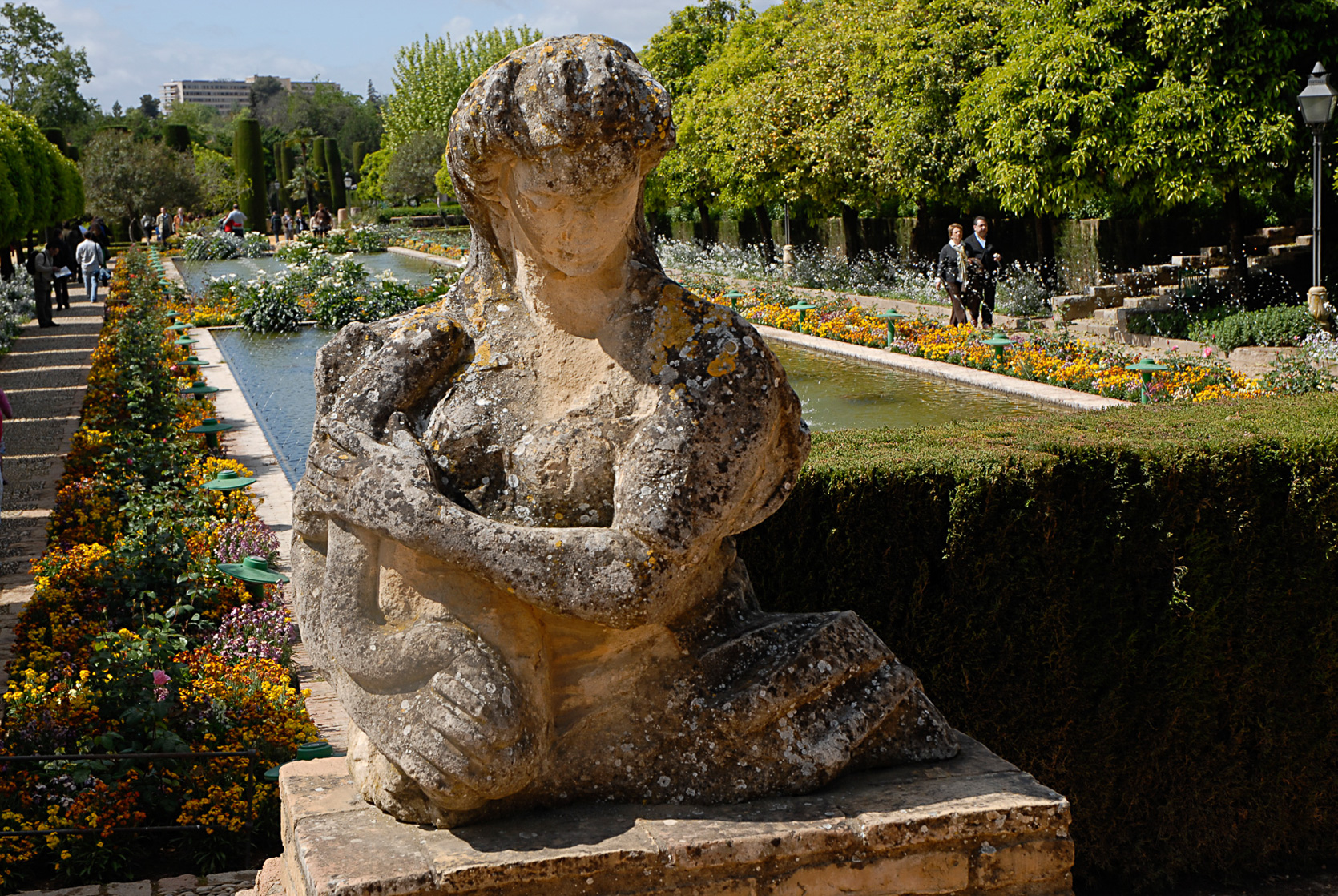 Alcazar des rois catholiques, le jardin.