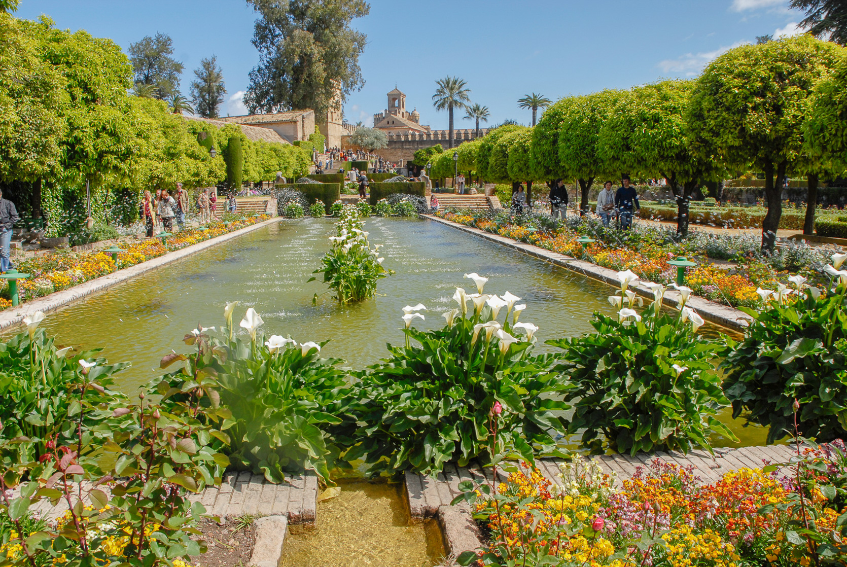 Alcazar des rois catholiques, le jardin.