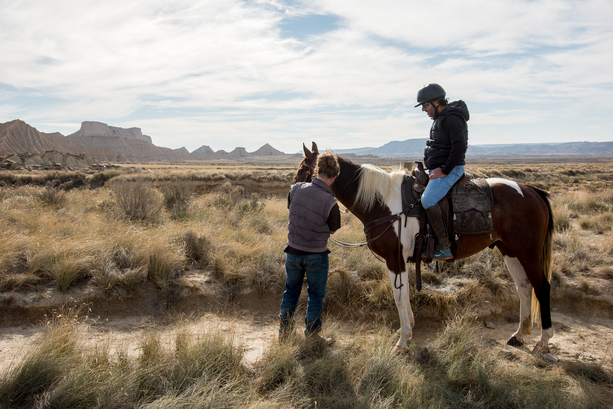 Promenade à cheval dans el Rallon avec Bardenas Aventure