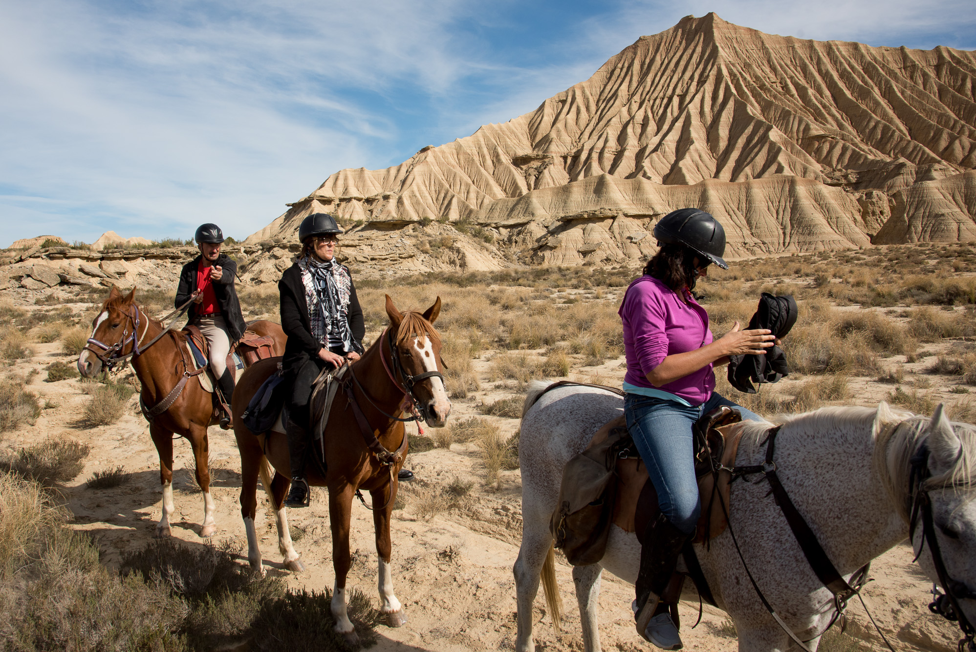 Promenade à cheval dans el Rallon avec Bardenas Aventure