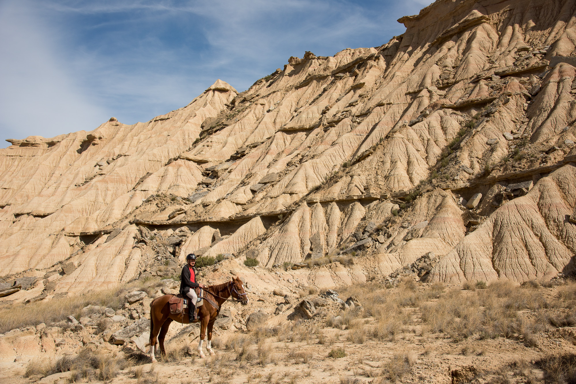 Promenade à cheval dans el Rallon avec Bardenas Aventure