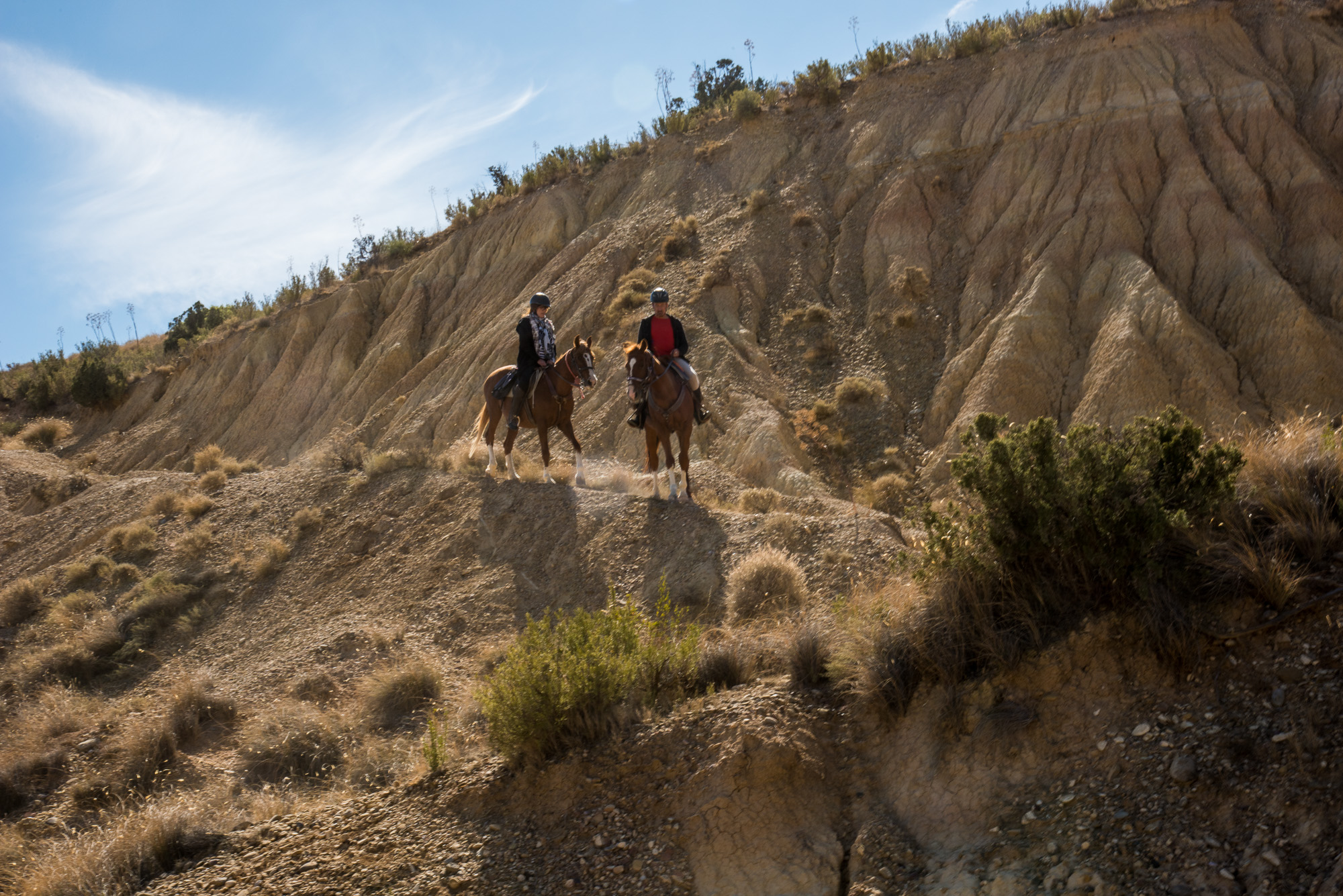 Promenade à cheval dans el Rallon avec Bardenas Aventure