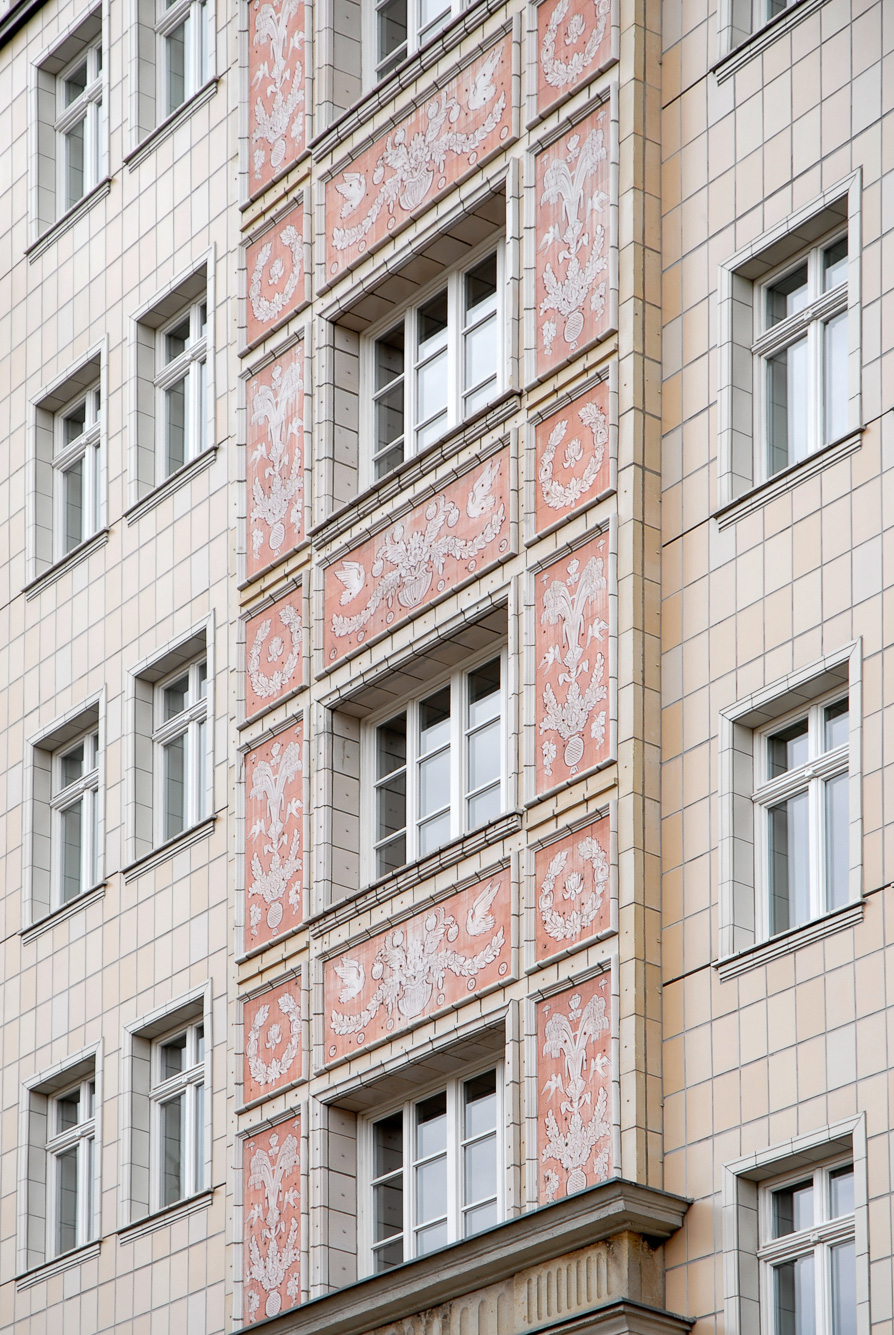 Immeubles staliniens où logeait la nomenklatura soviétique sur la Karl Marx Allée