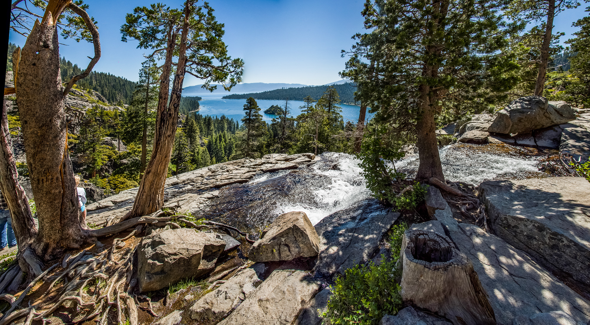 Inspiration Point. Point de vue sur Emerald Bay.