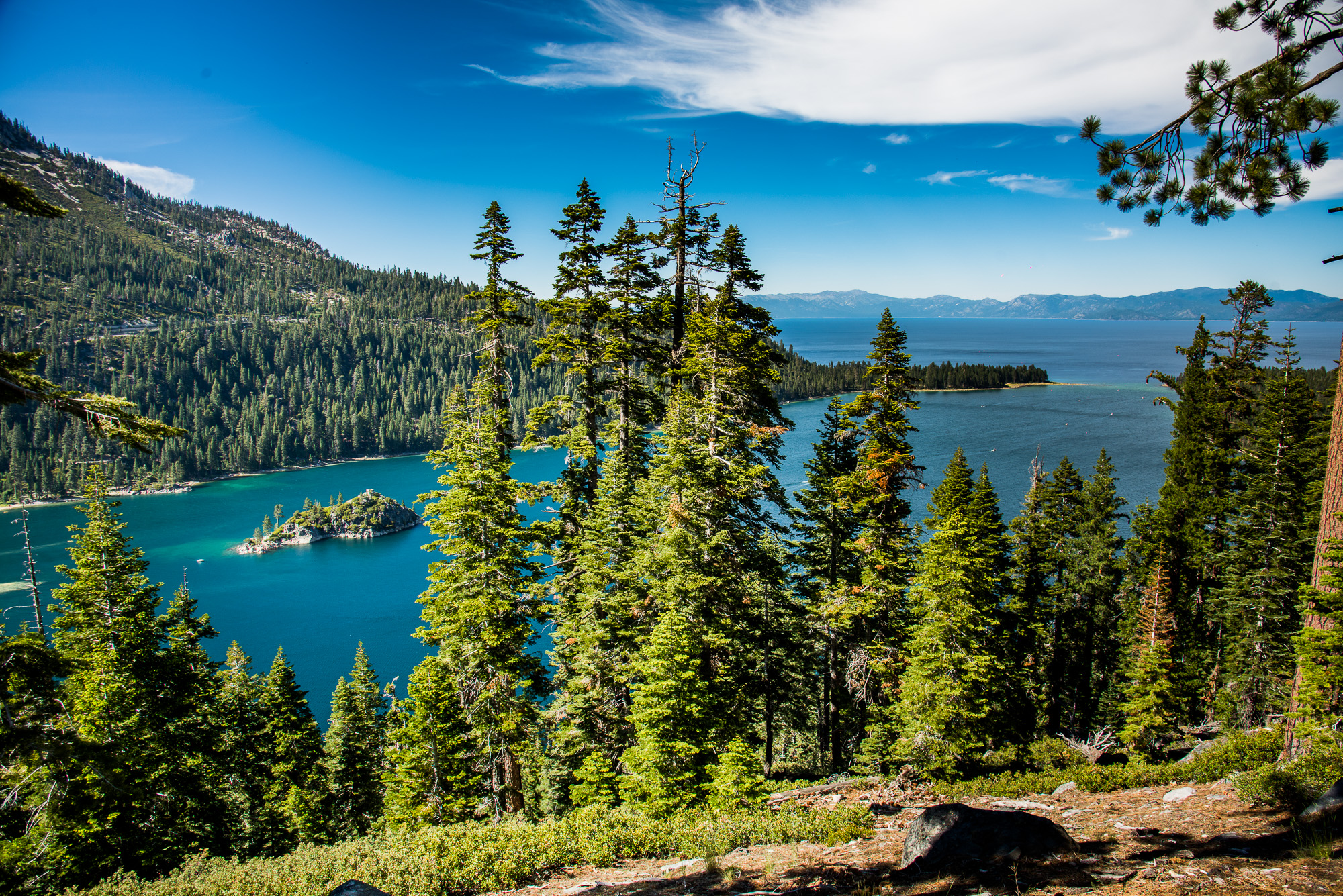 Inspiration Point. Point de vue sur Emerald Bay.