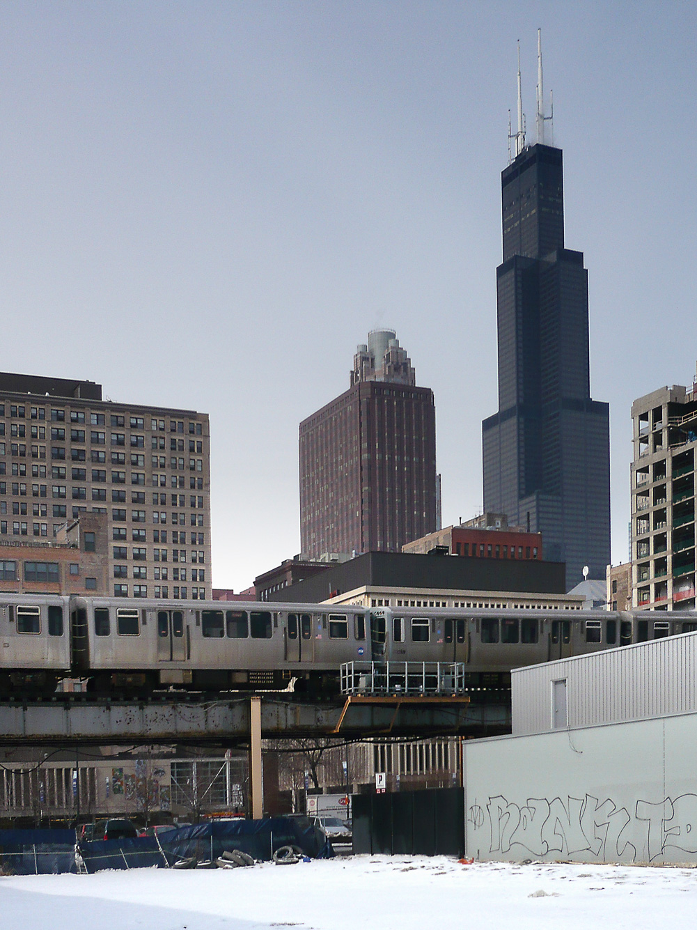 USA ILLINOIS CHICAGO le loop et la tour Sears