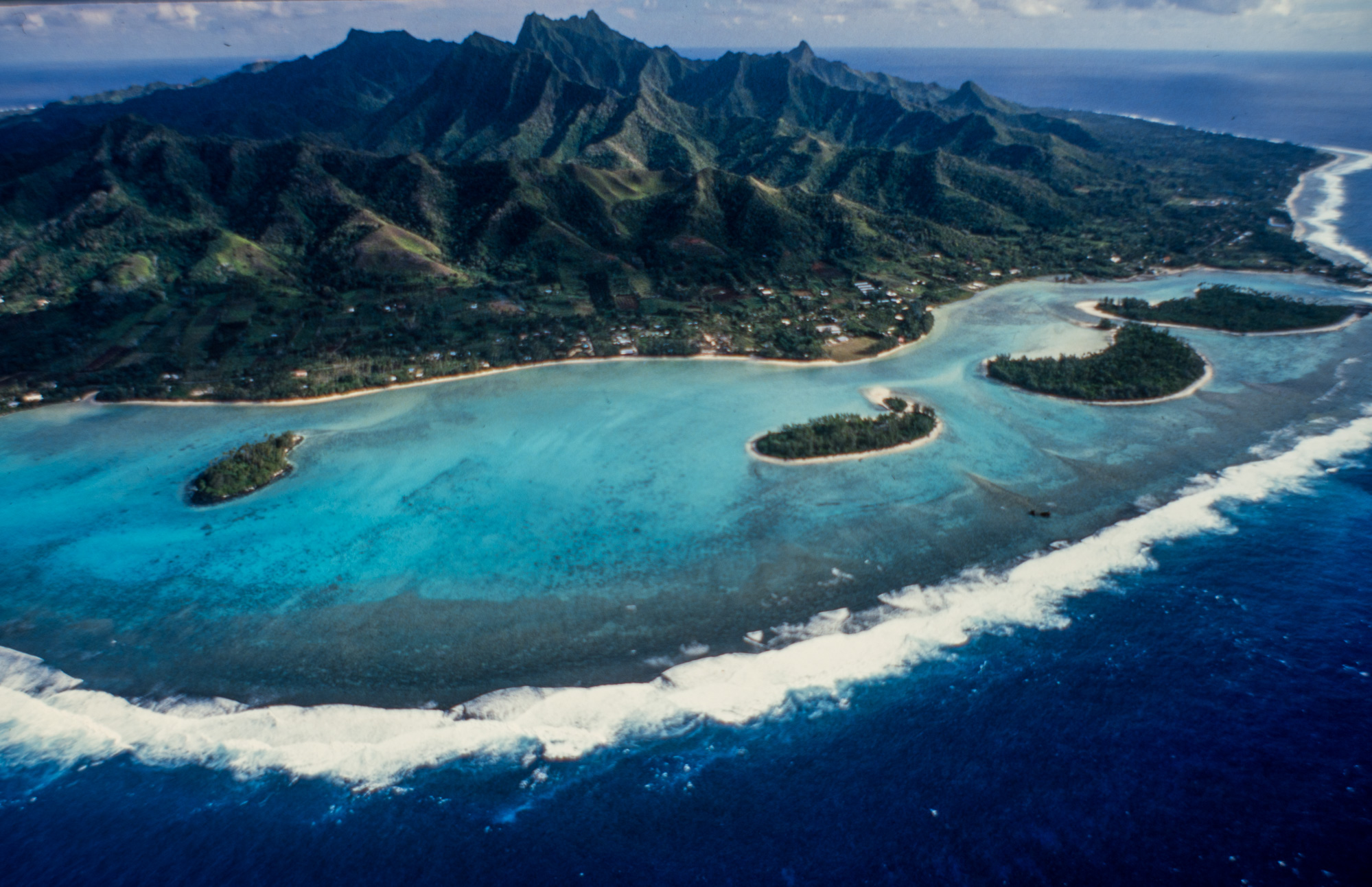 Rarotonga. Le lagon et les plages de Muri Beach