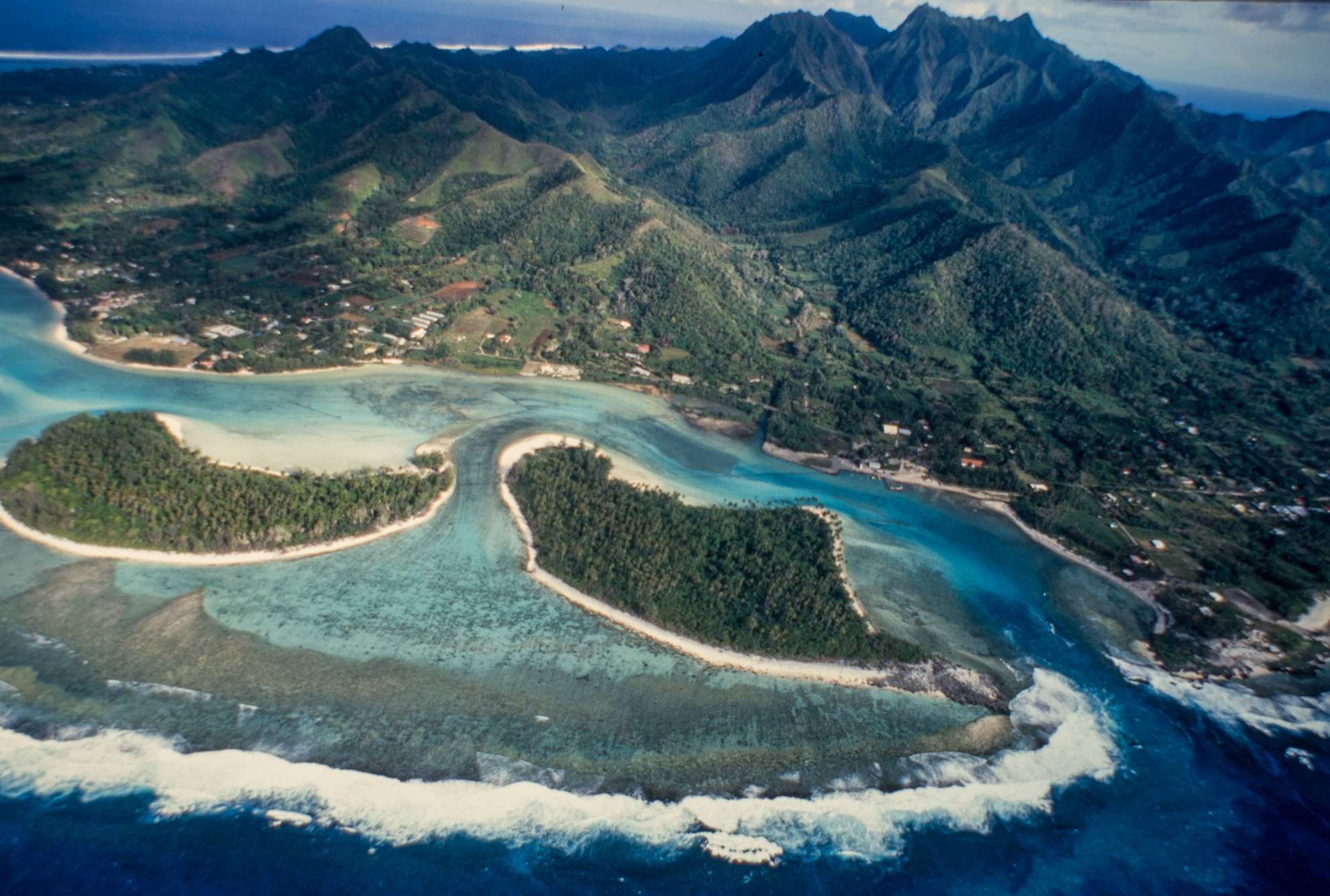 Rarotonga. Le lagon et les plages de Muri Beach