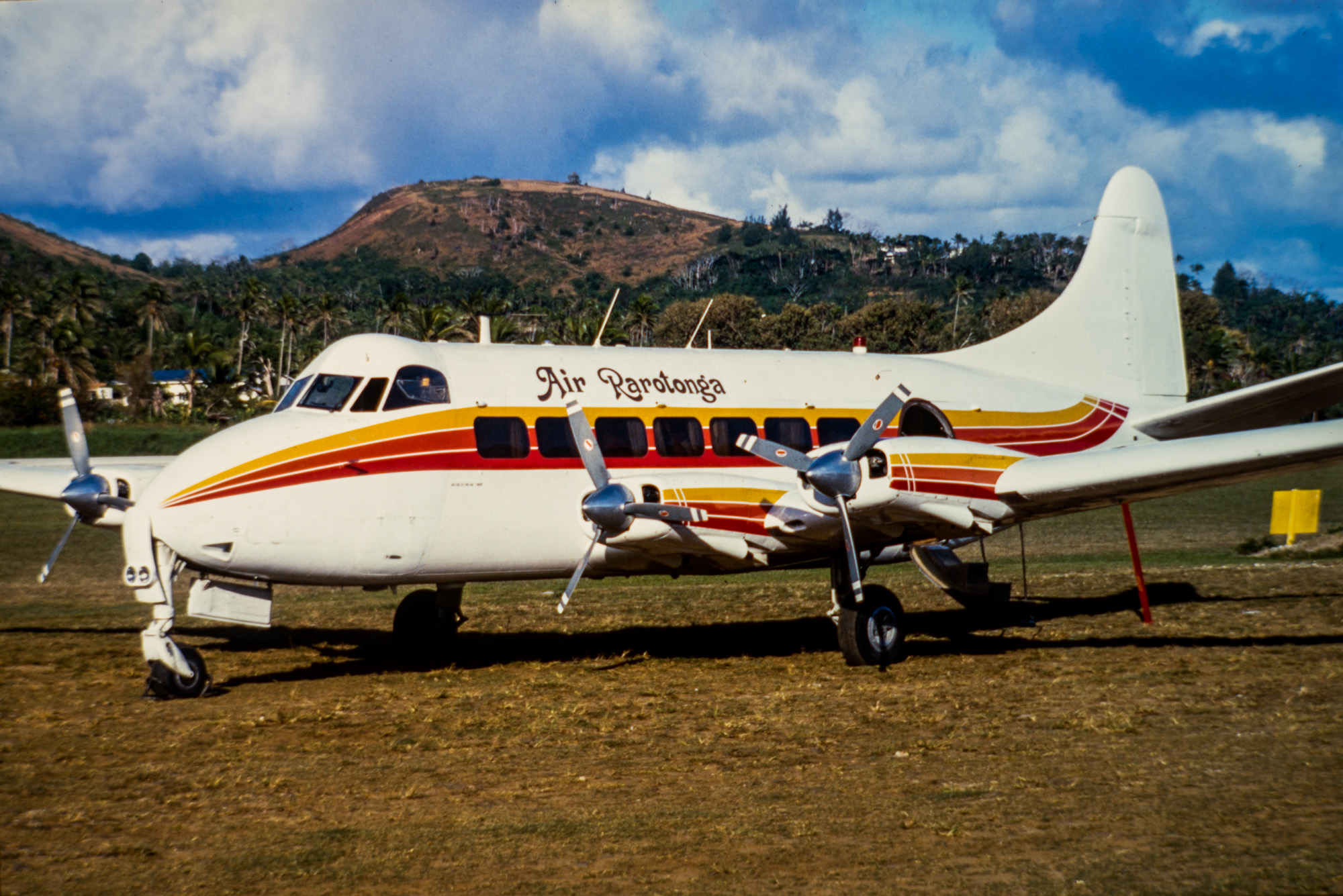 Rarotonga. Compagnie aérienne d'Avarau.