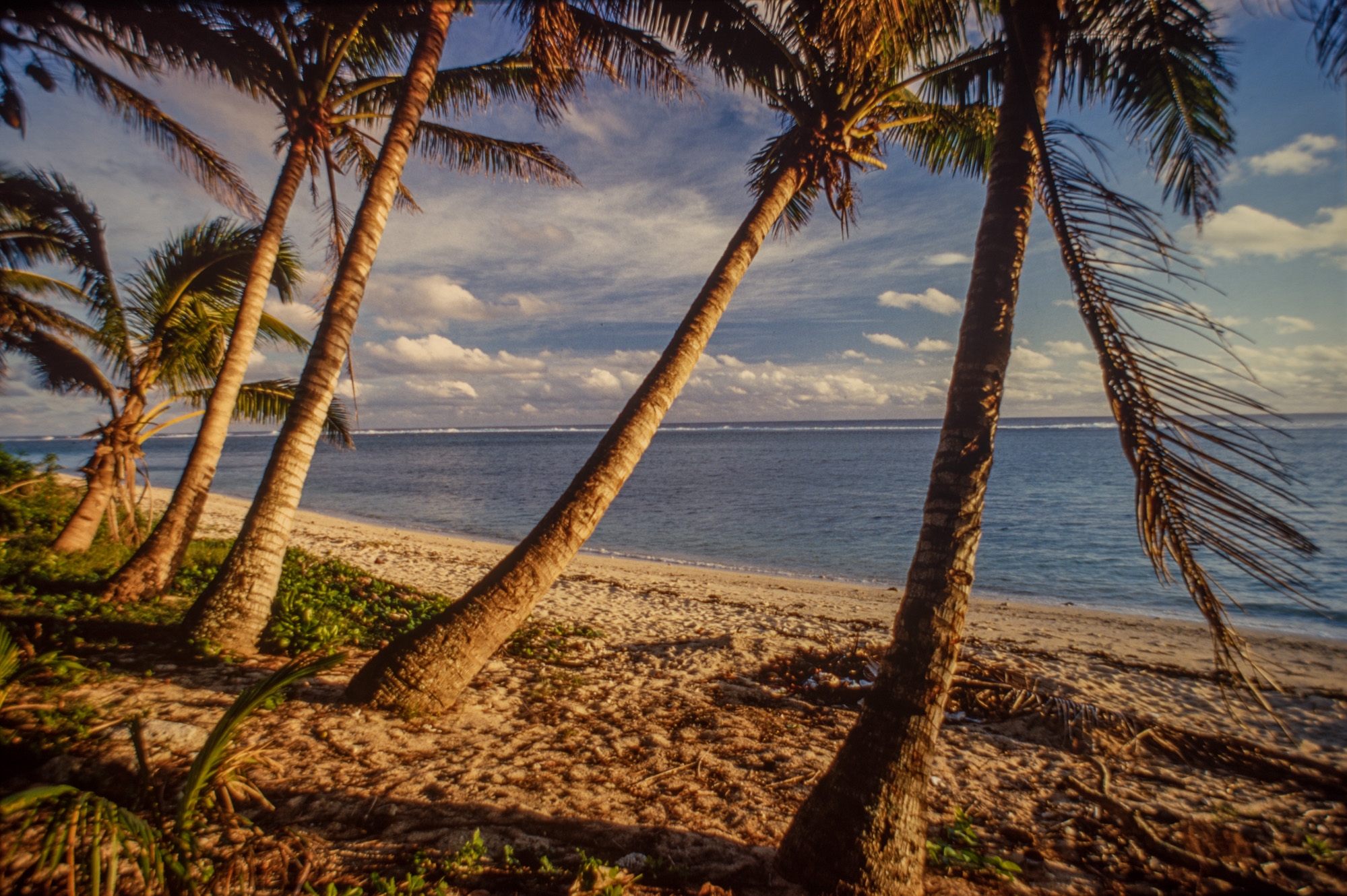 Rarotonga. Le lagon de Muri Beach.