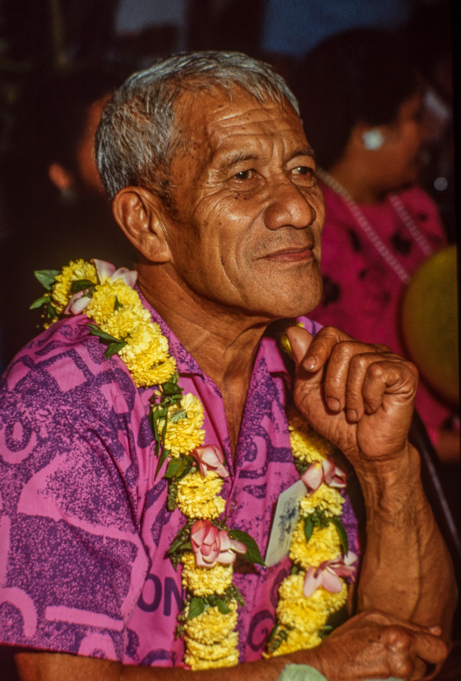 Rarotonga. Lors d'une fête traditionnelle.