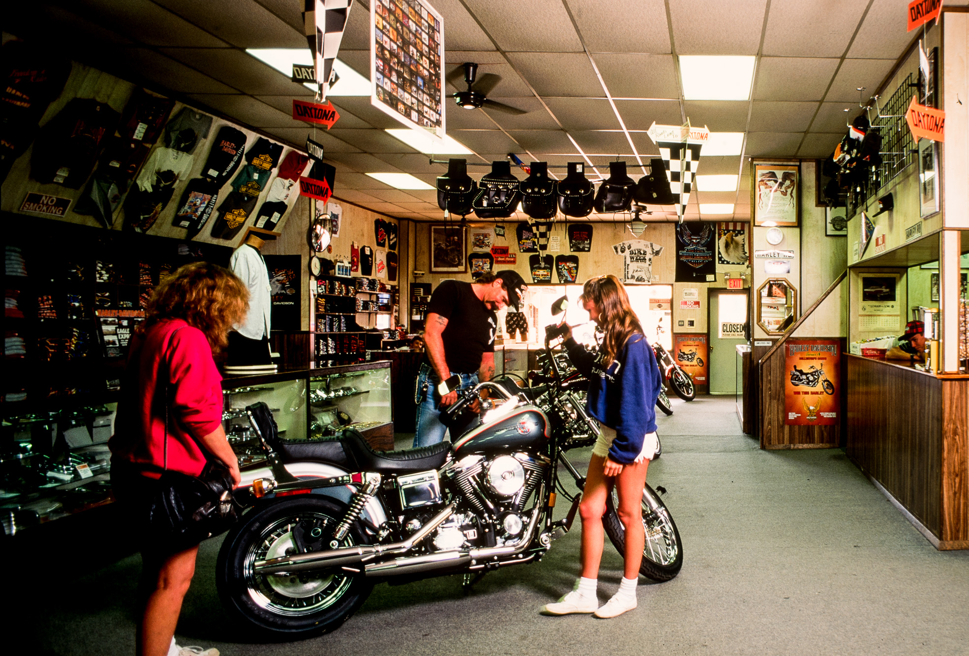 Au moment du "Spring break" les jeunes floridiens s'en donnent à cœur joie. Les Harley Davison sont omniprésentes.