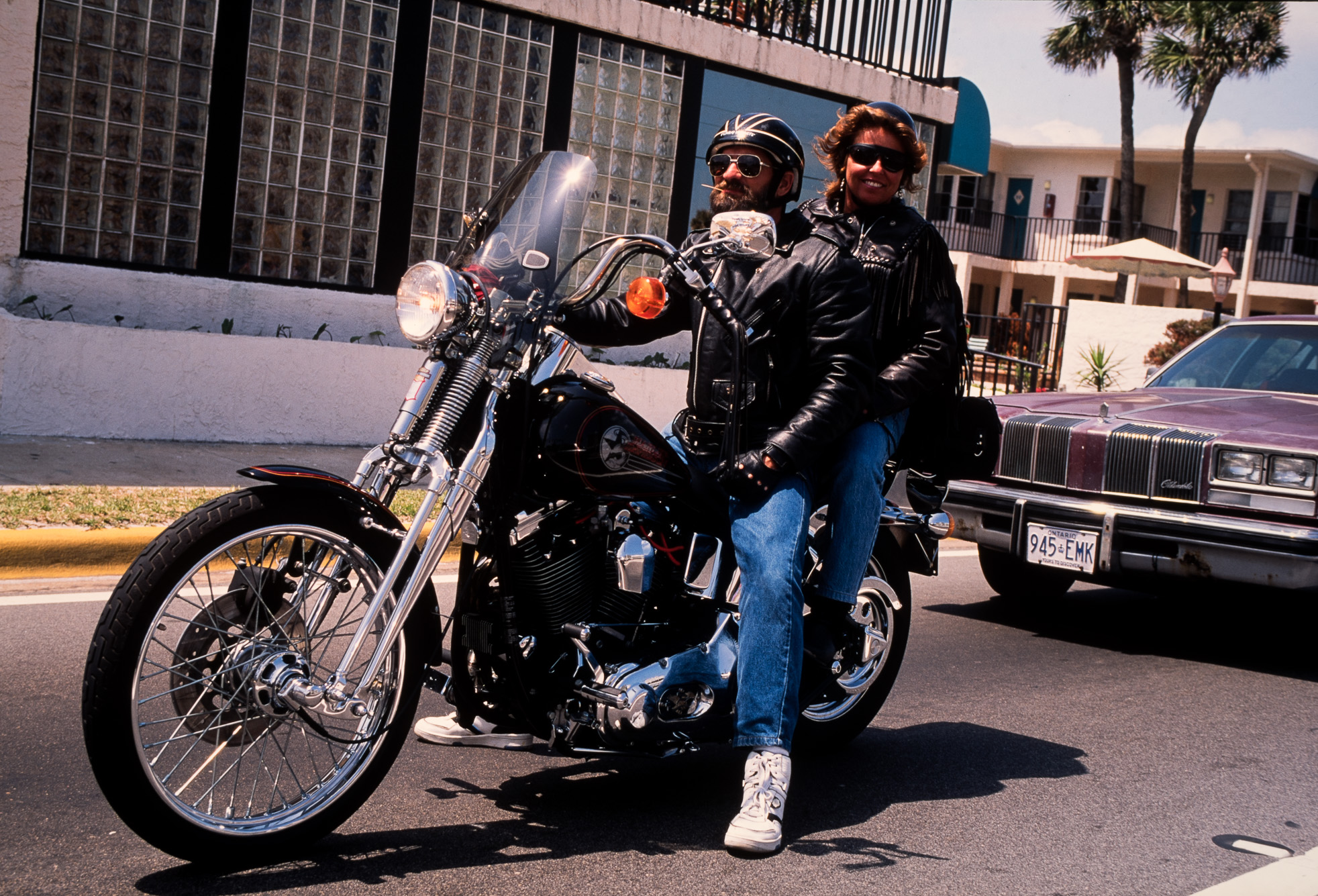 Au moment du "Spring break" les jeunes floridiens s'en donnent à cœur joie. Les Harley Davison sont omniprésentes.