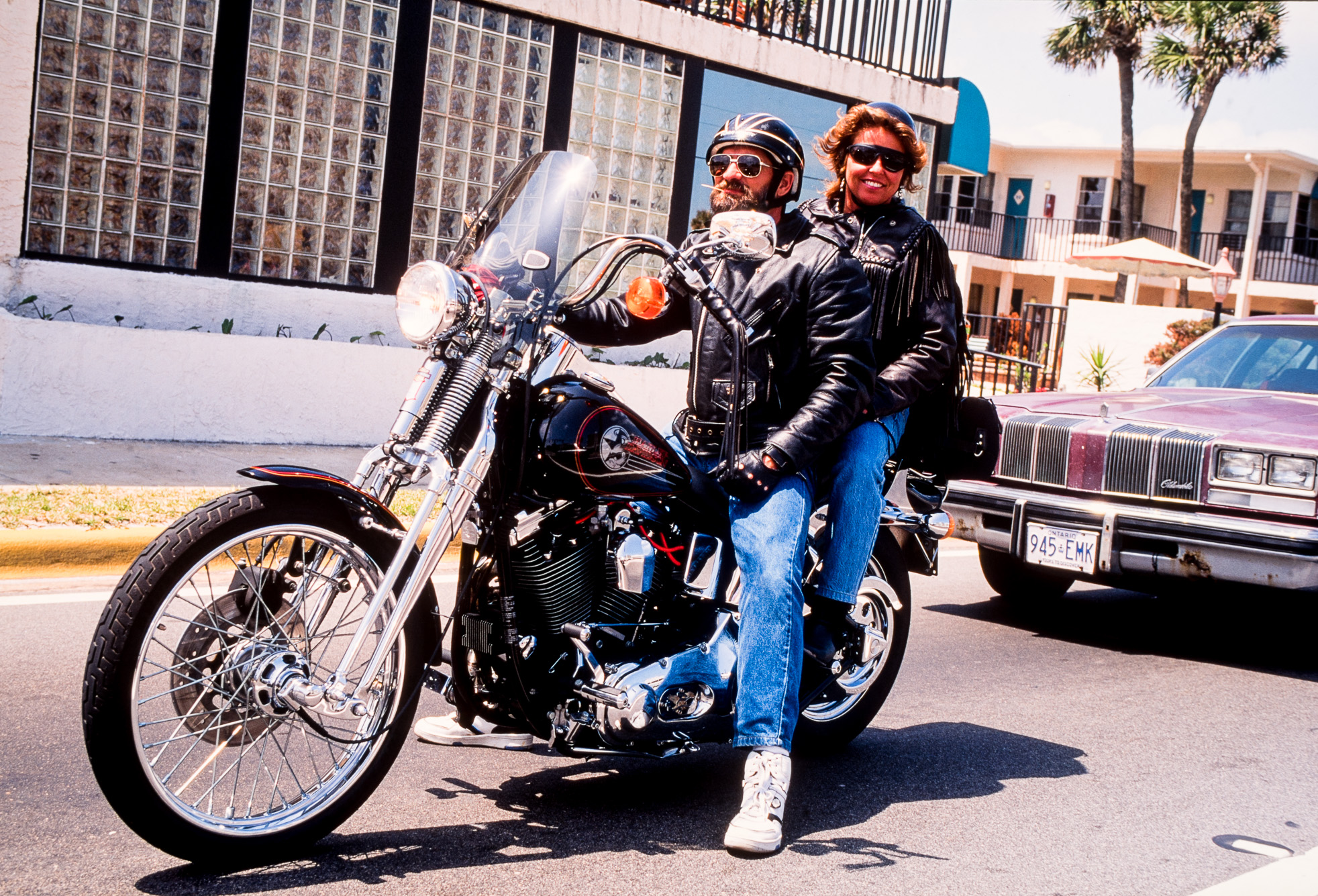 Au moment du "Spring break" les jeunes floridiens s'en donnent à cœur joie. Les Harley Davison sont omniprésentes.