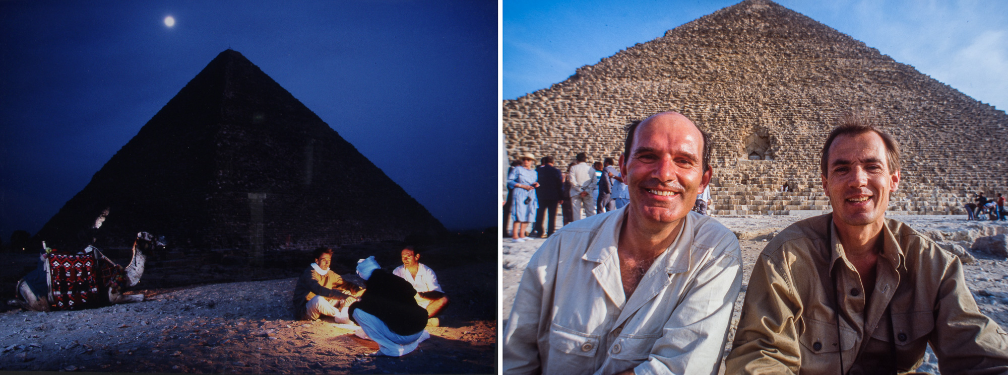 Clair de lune sur Kheops. Deux egyptologues amateurs français, ont une nouvelle théorie sur le mystère de la grande Pyramide.