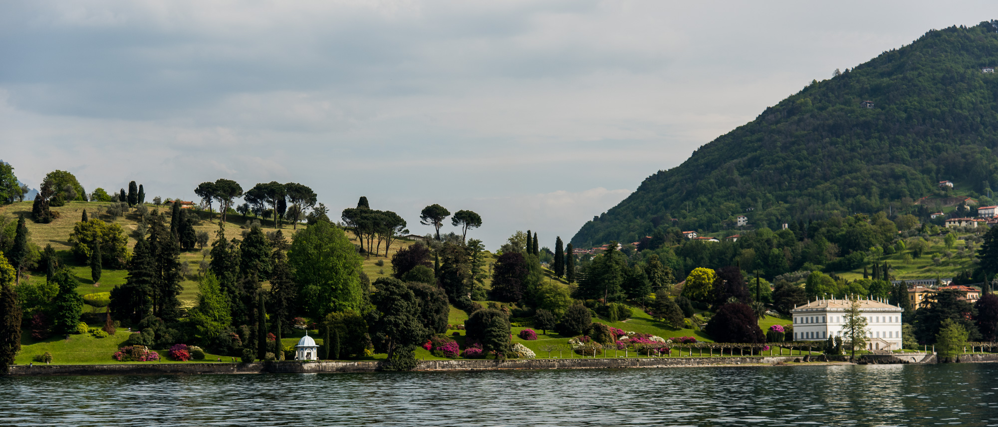 Lac de Côme. Bellagio. Villa et Parc Melzi