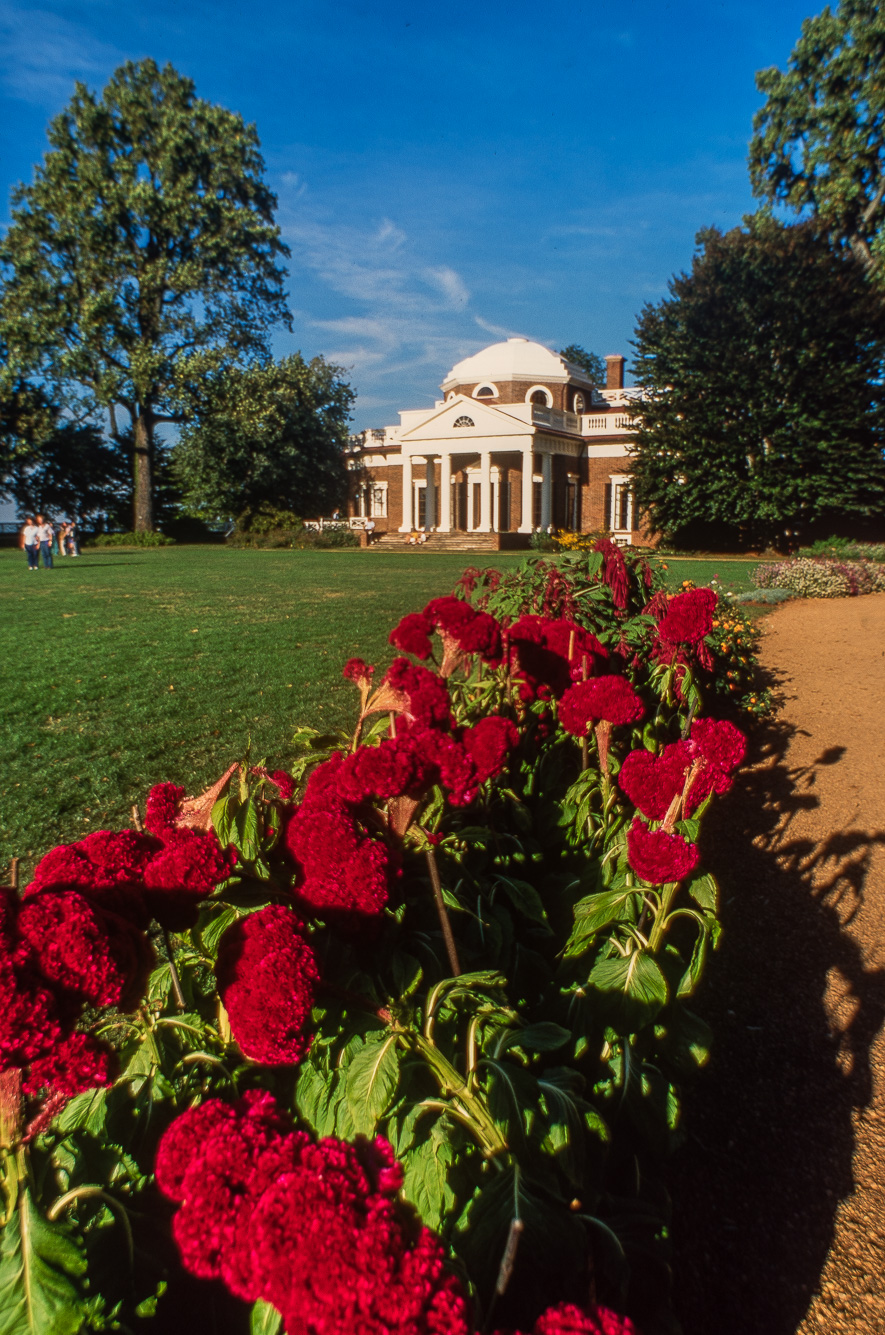 Virginie. Charlottesville. Monticello, la maison de Thomas Jefferson.