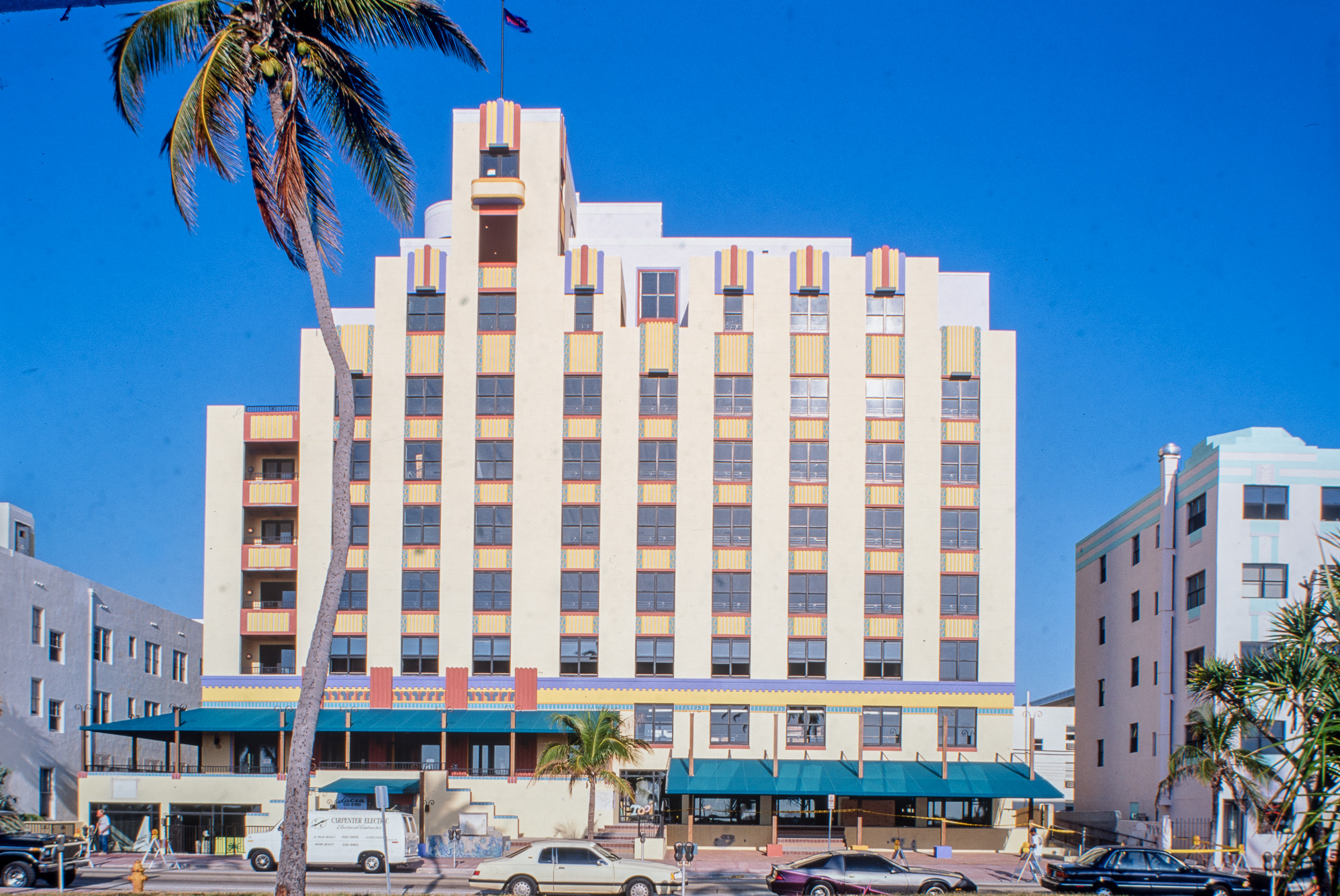 Art Deco District. Ambiances sur Ocean Drive