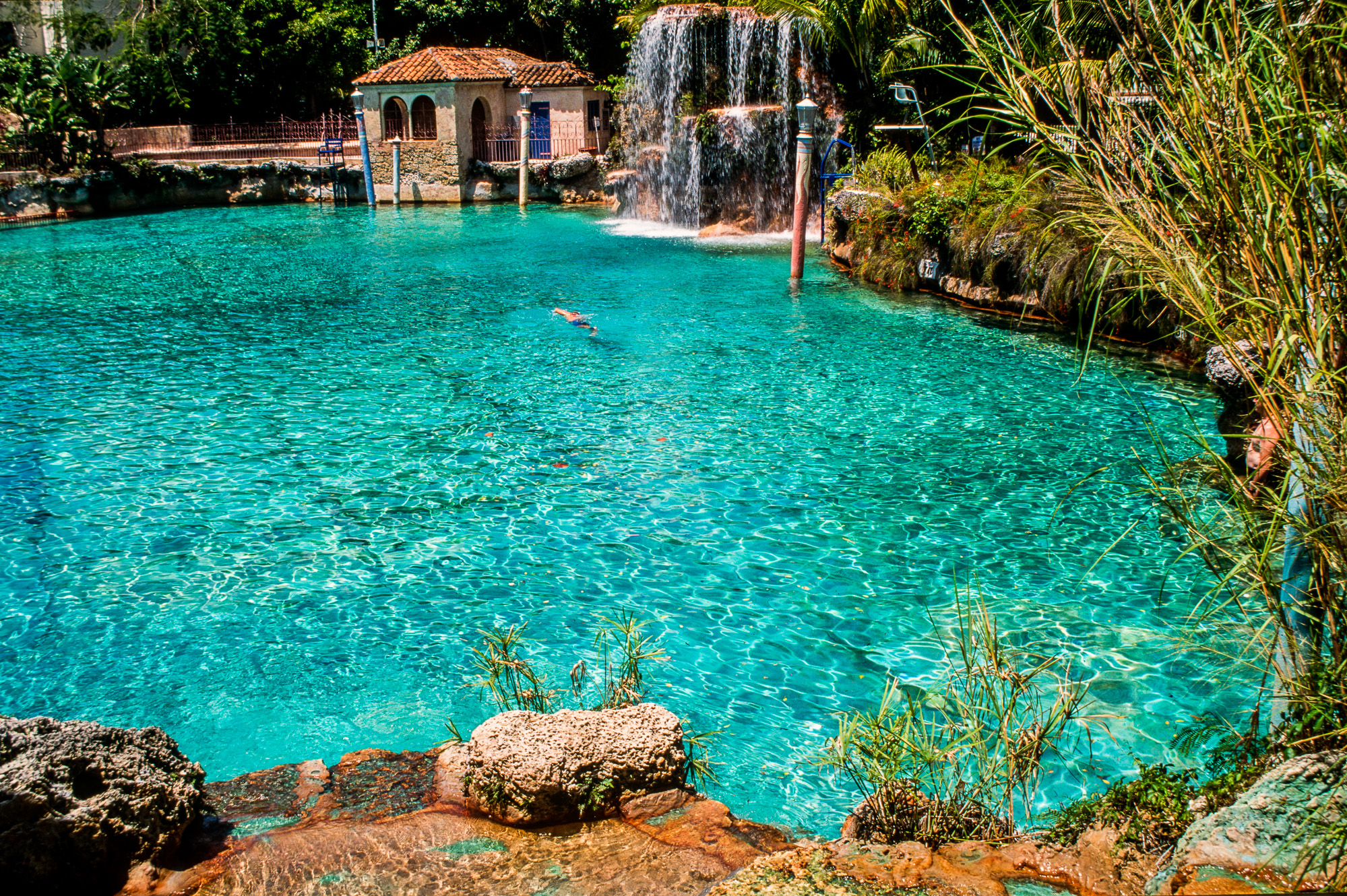 Coral Gable. Venitian Pool ; Piscine publique datant de 1920.