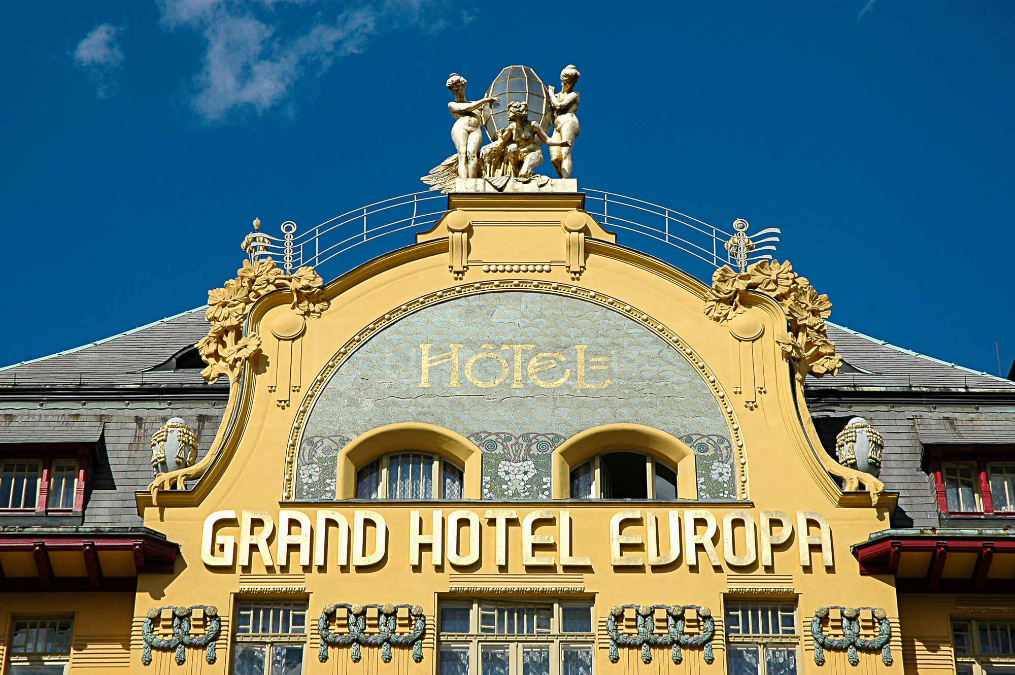 REPUBLIQUE TCHEQUE Prague Vaclavske Namesti Grand Hotel Europa
