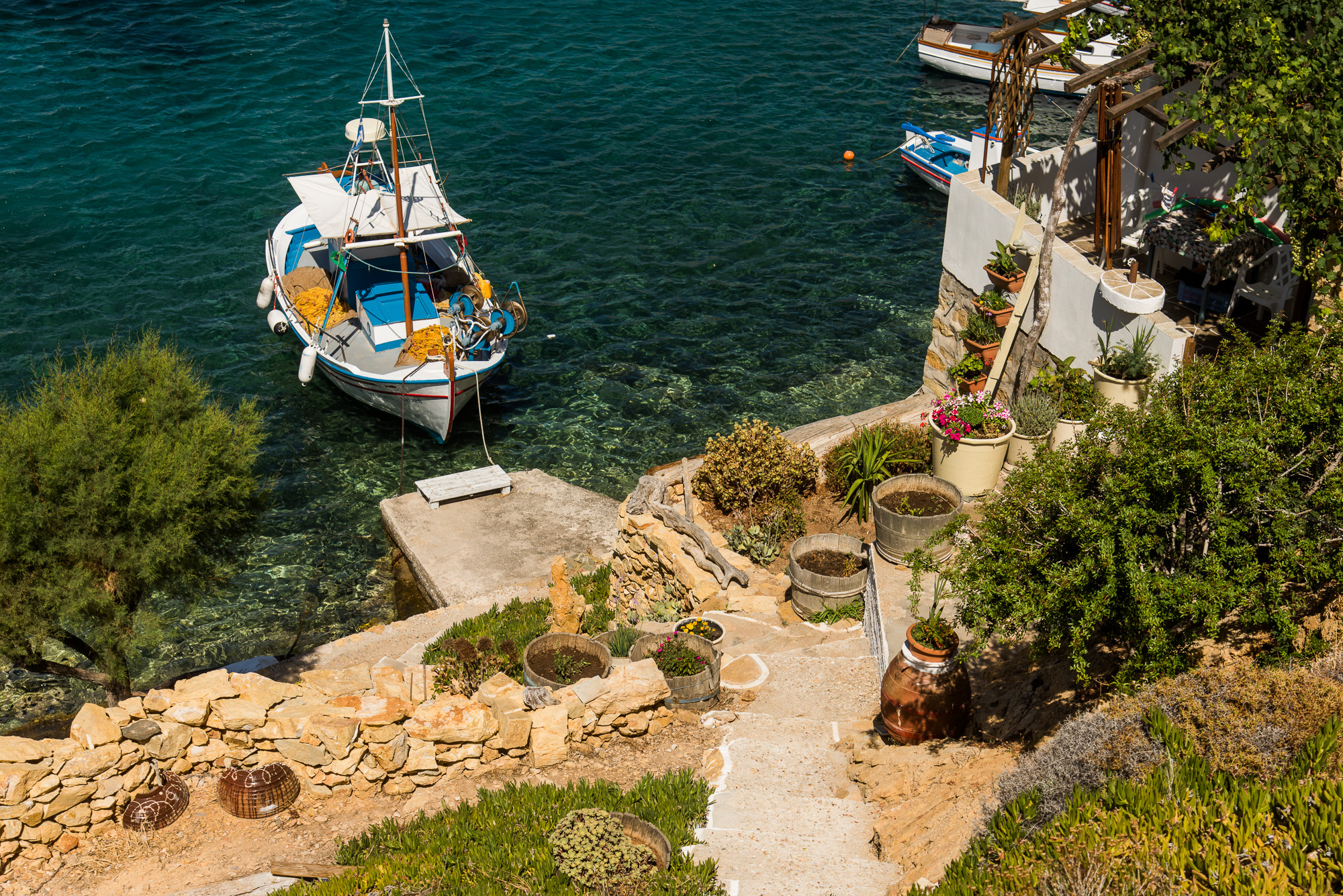 Chironissos, le port.