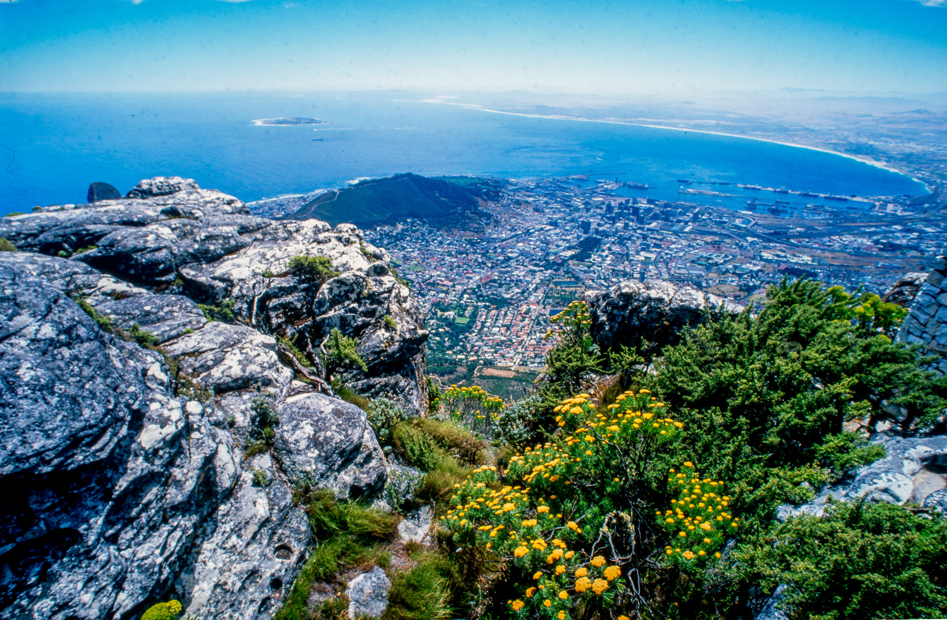 Capetown vu depuis la Table Mountain