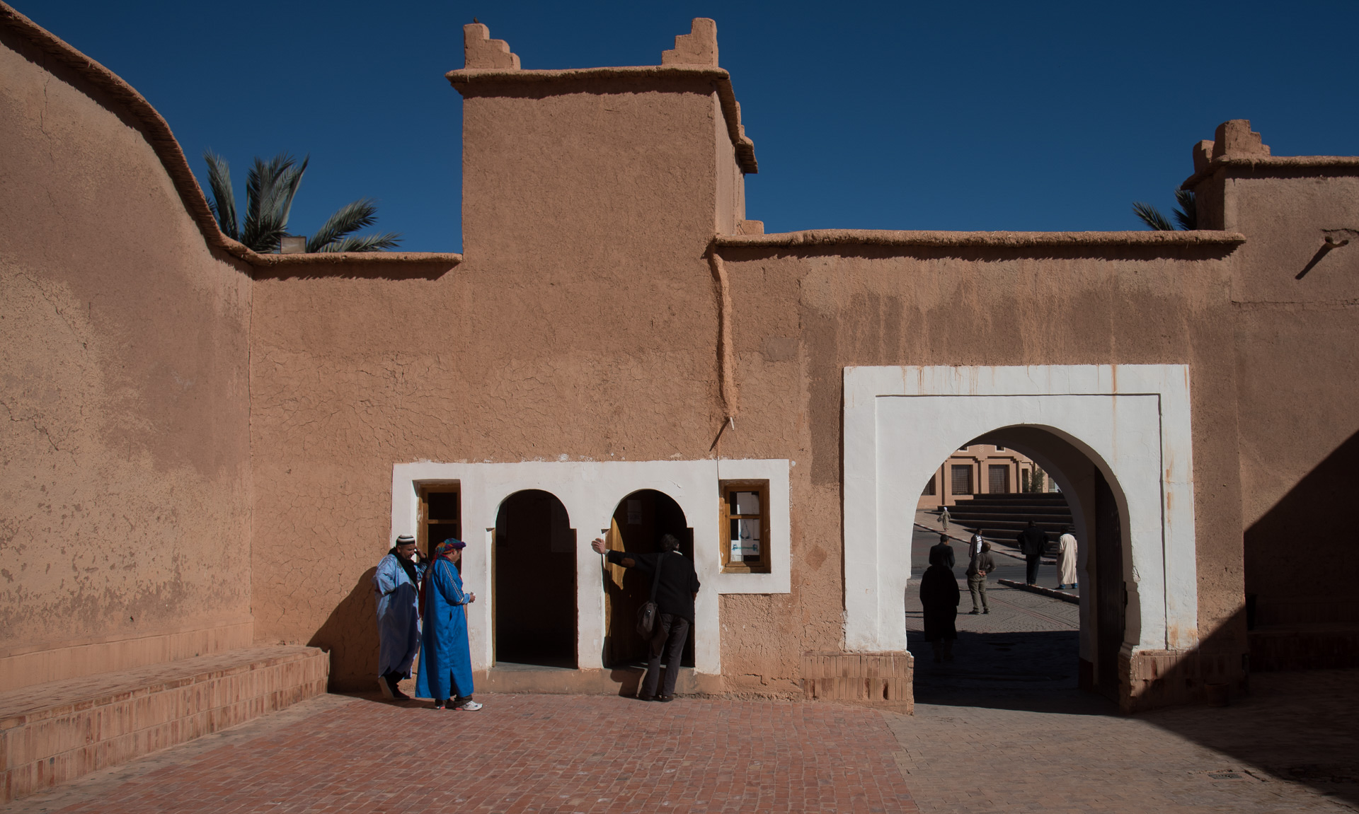Ouarzazate. Entrée du Ksar.