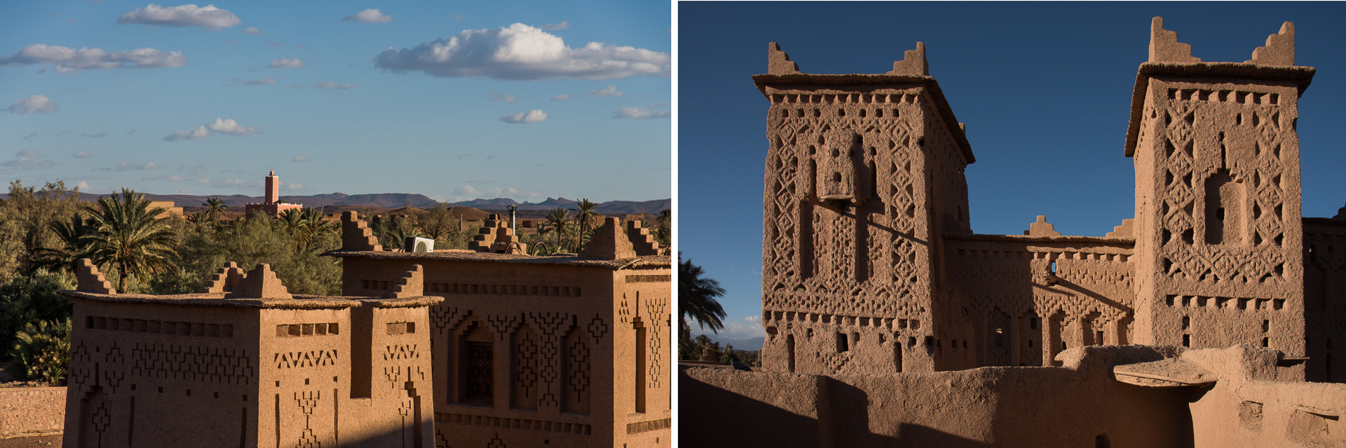 Skoura. La kasbah d'Amridil. construite vers la fin XVIIème siècle par le Maître du coran.