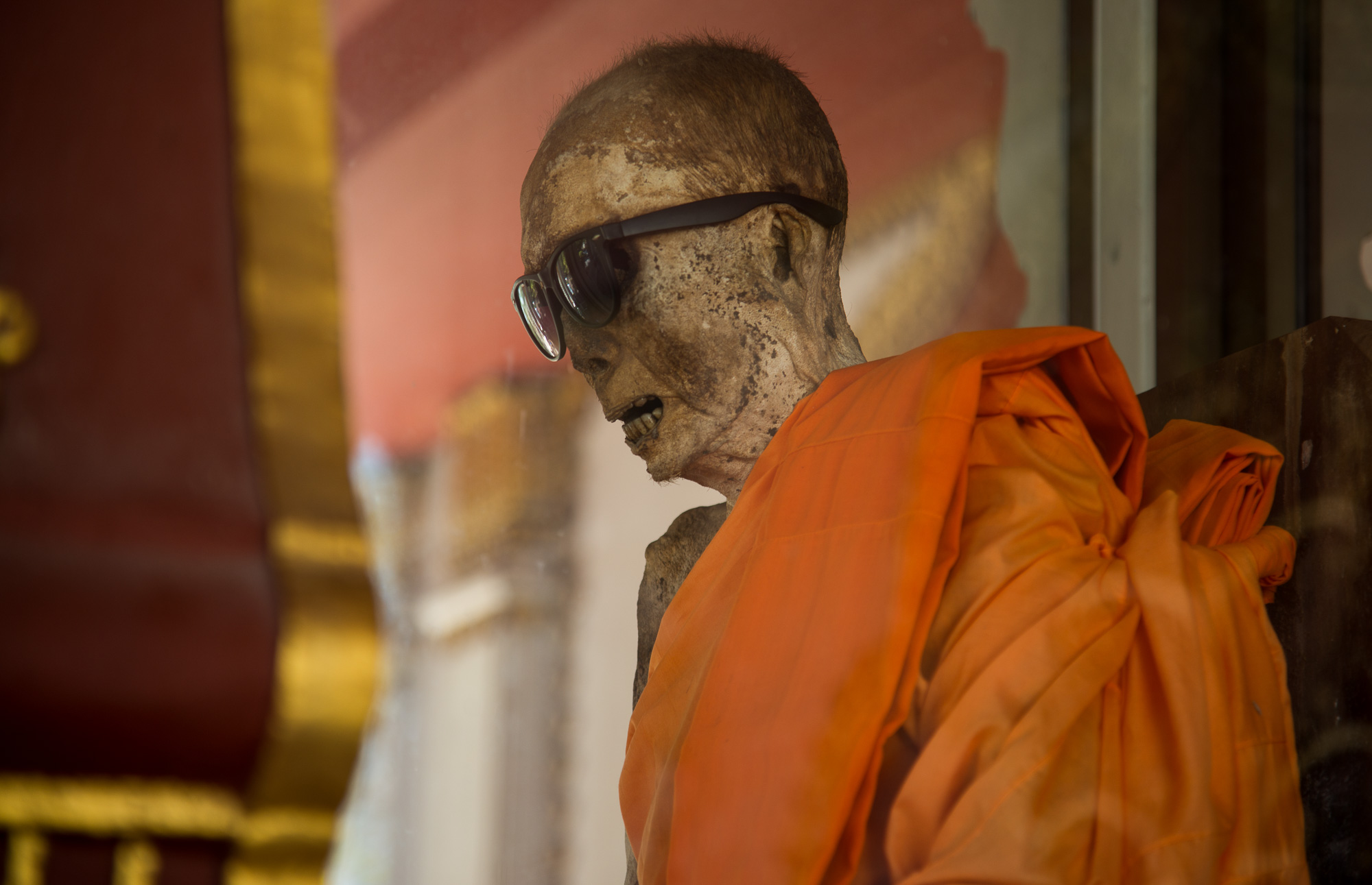 Wat Khunaram. Le moine momifié.