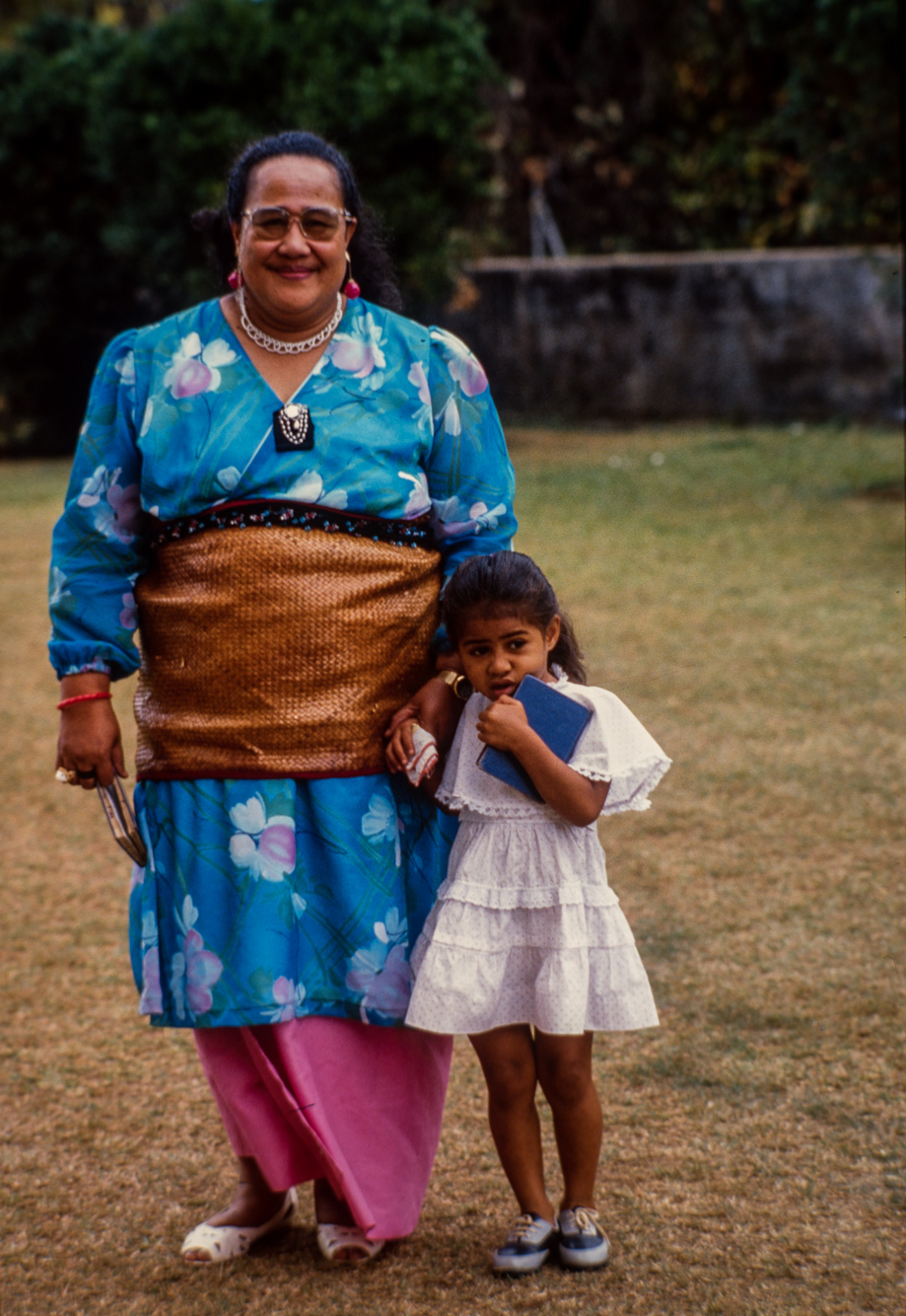 Tongatapu. Départ à messe