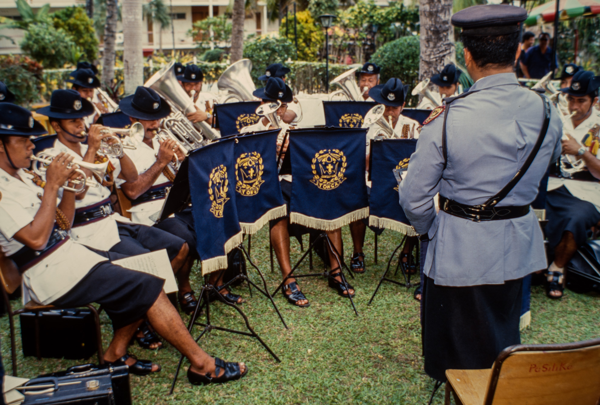 Togatapu. Nuku Alofa - l'orchestre de la police.